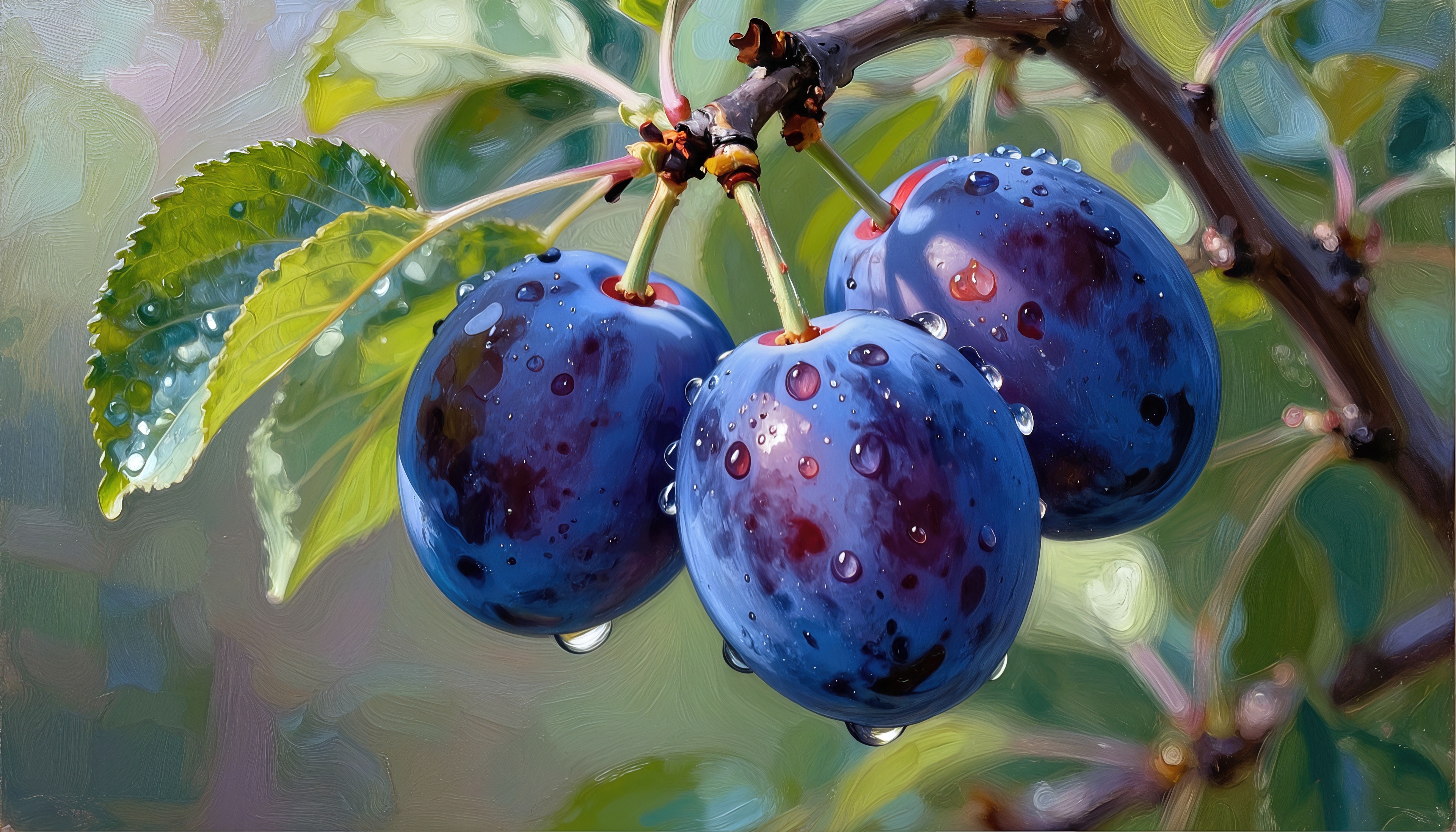 Wallpapers drain branch fruit on the desktop