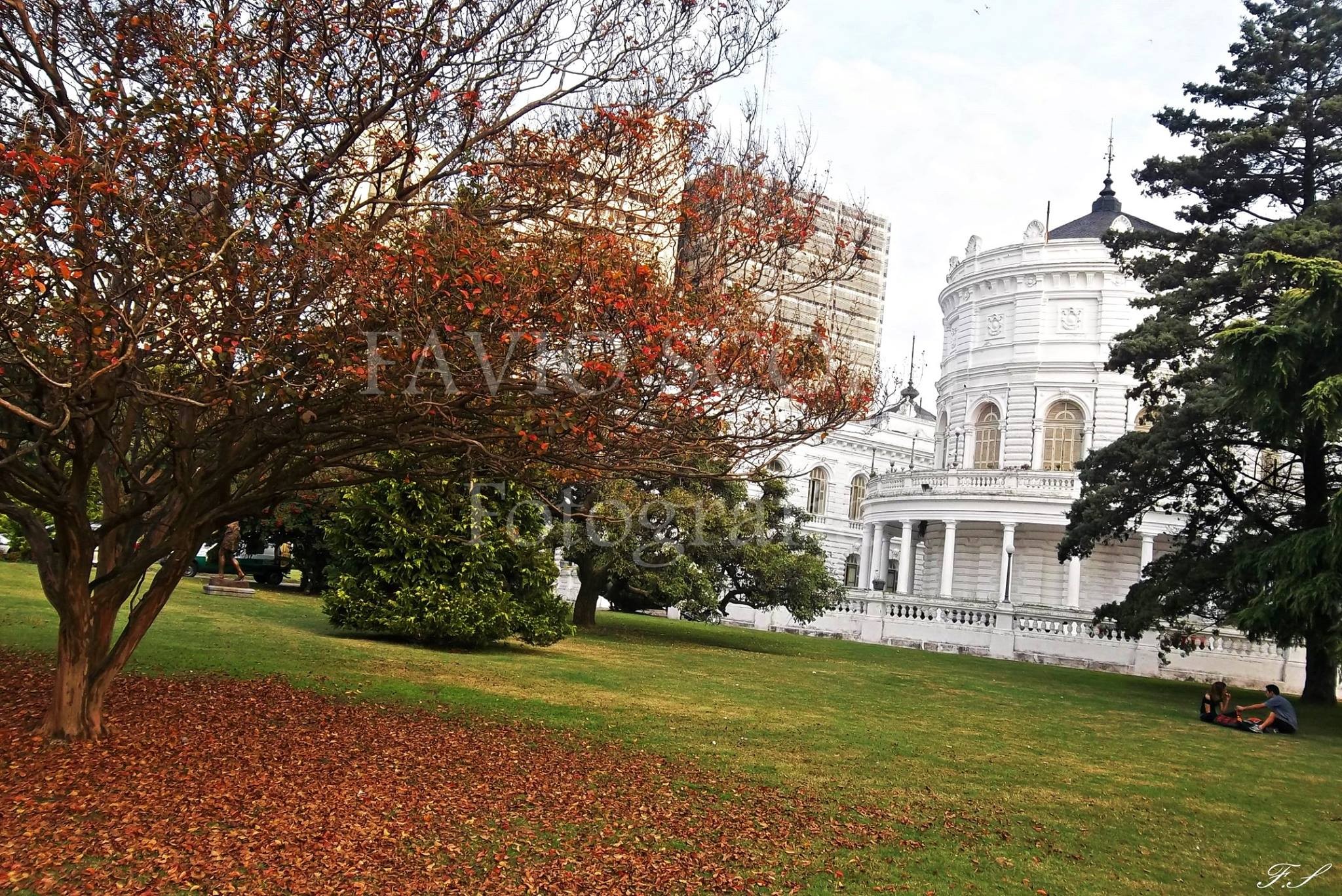 桌面上的壁纸秋季 建筑物 落叶