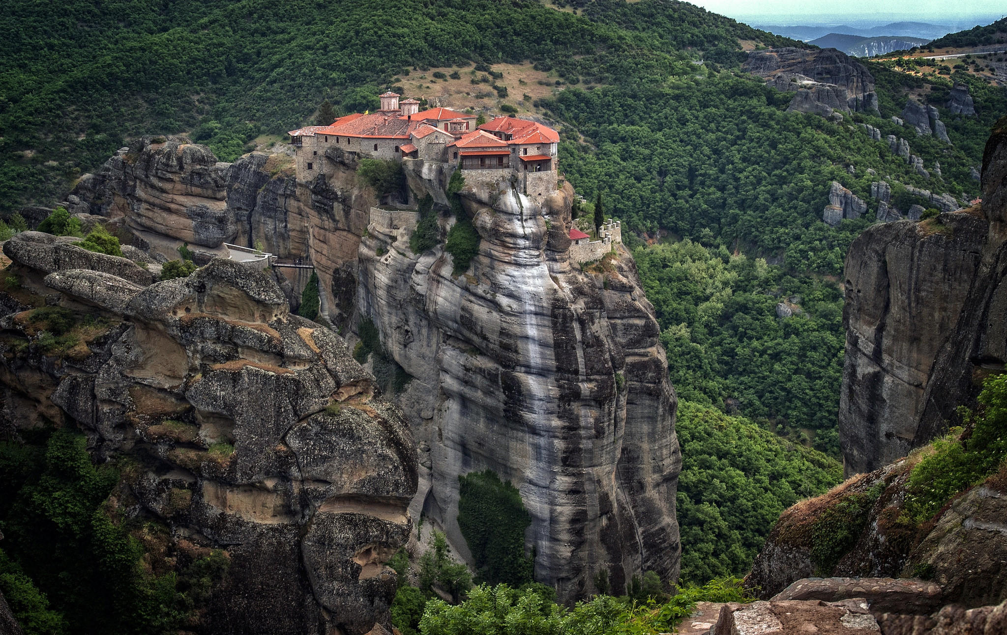 Wallpapers Greece Meteora Monasteries of Meteora on the desktop