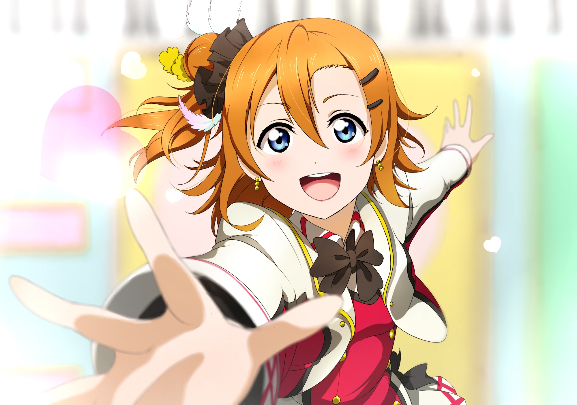 Wallpapers i like to live kosaka honoka smiling on the desktop