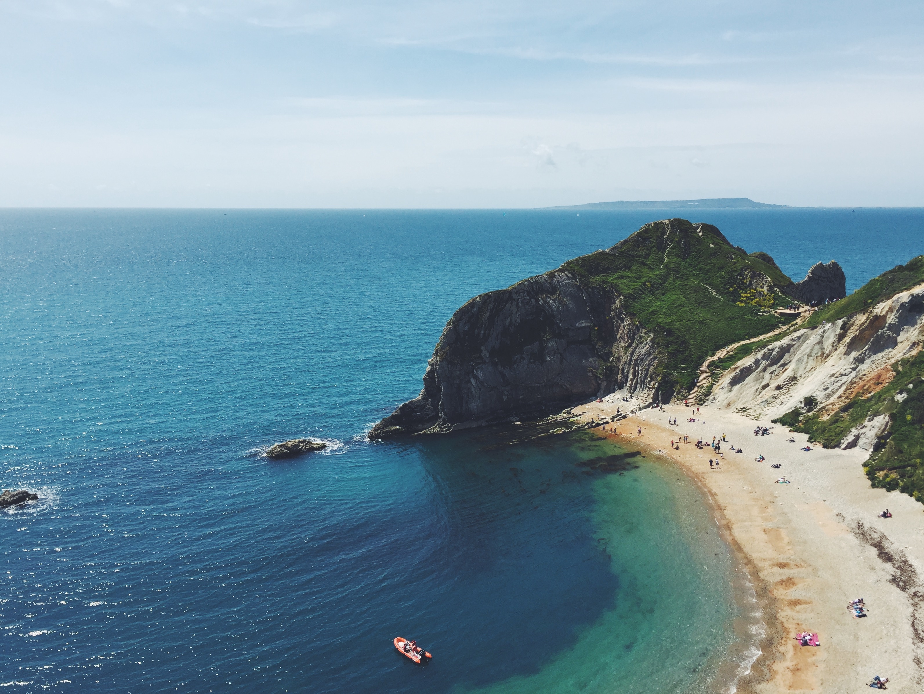 Wallpapers headland geographic feature islet on the desktop