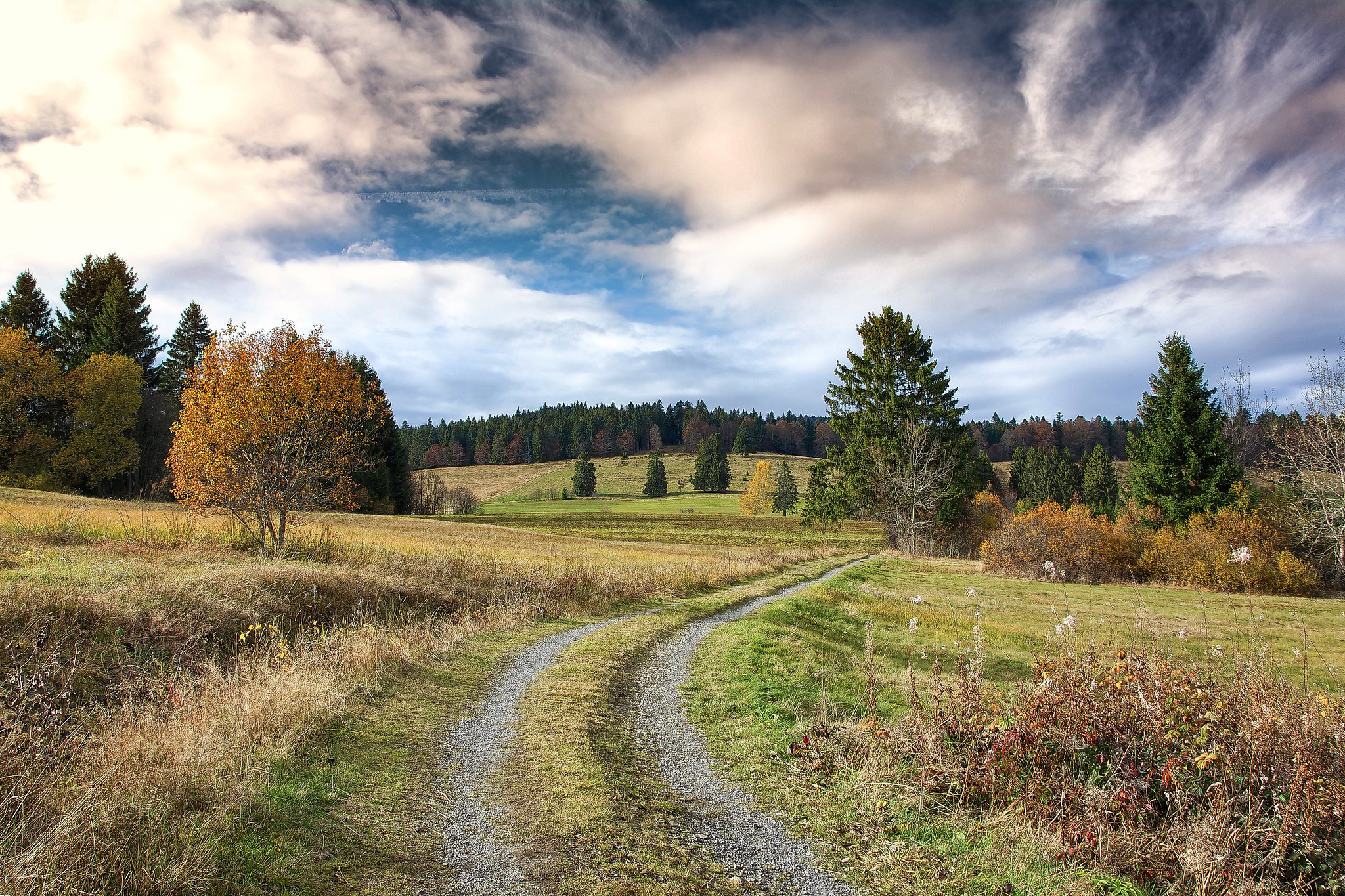 Wallpapers Bernau clouds Germany on the desktop