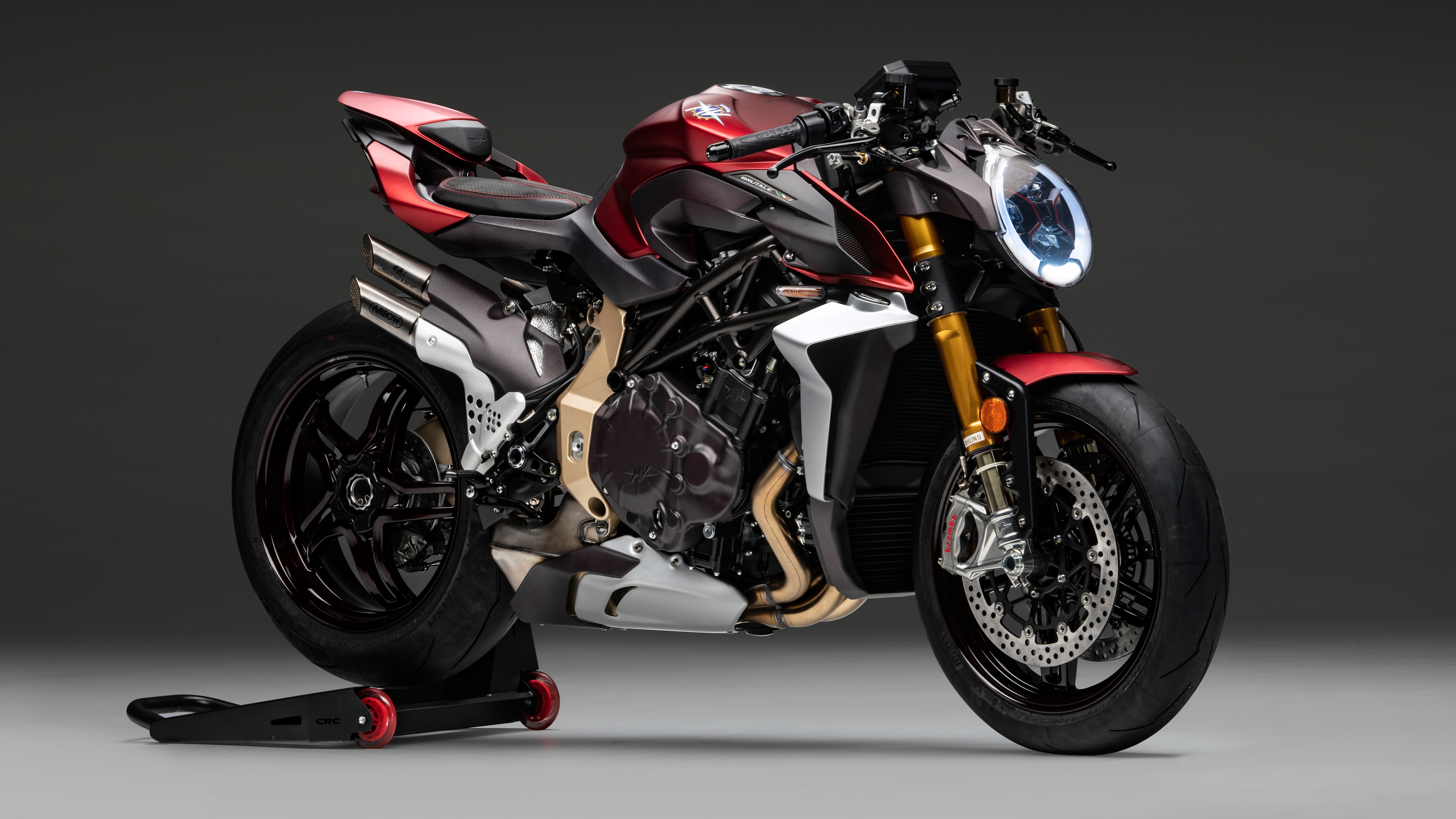 桌面上的壁纸MV Agusta Brutale 1000 Serie Oro。 跑车 摩托车