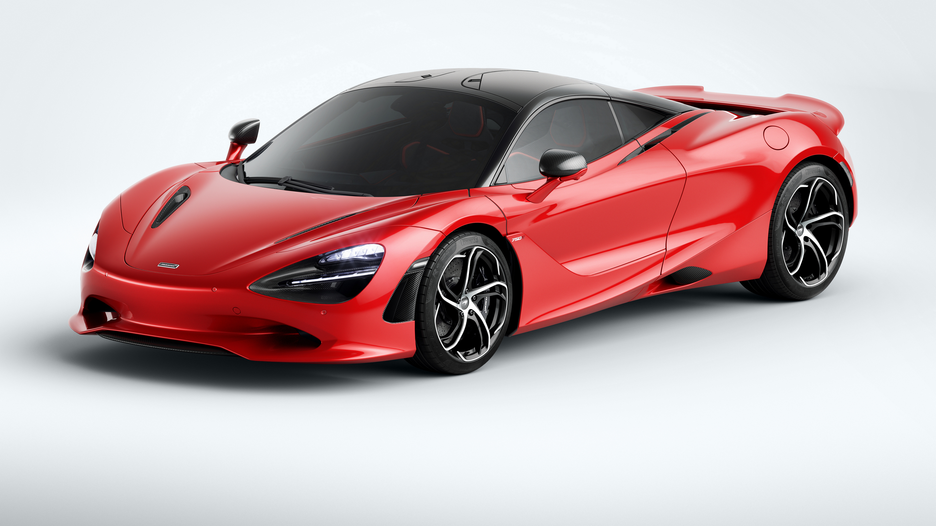 Free photo Red McLaren 750S Sport 2024