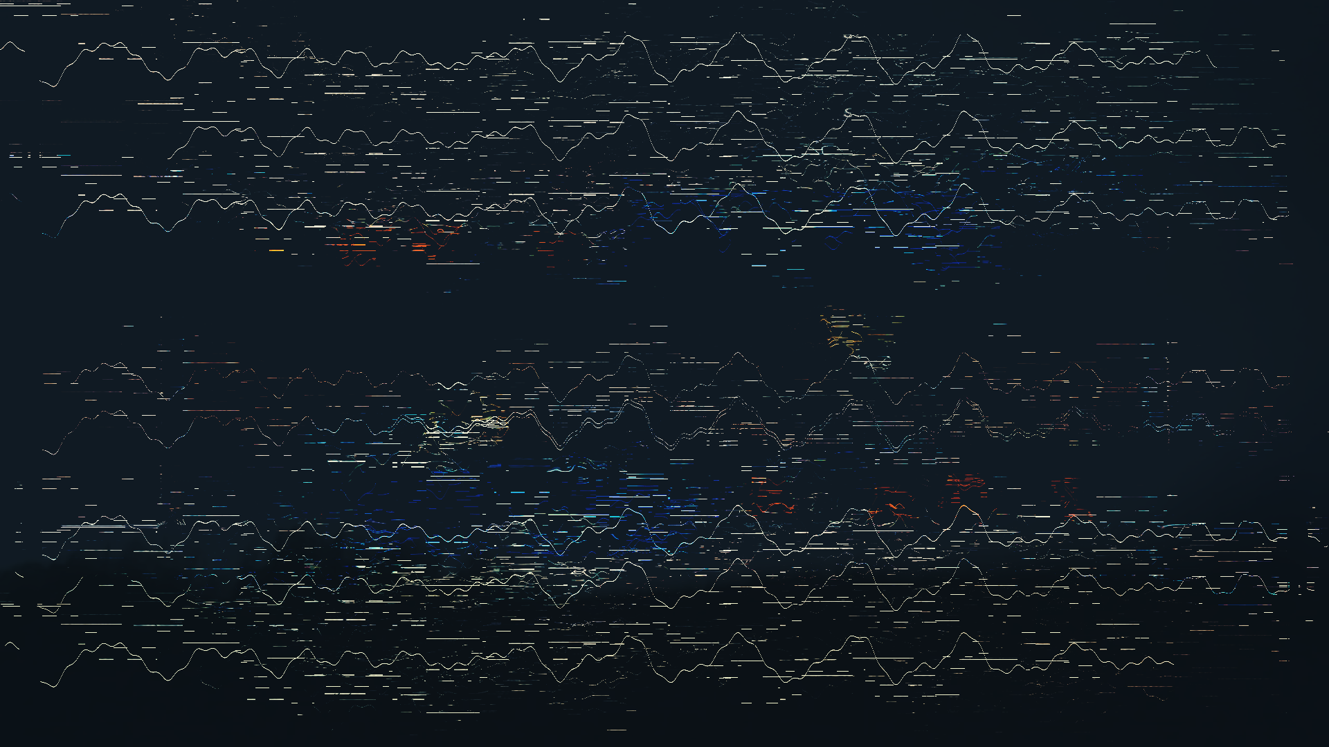 Обои иллюстрация ночь абстрактный на рабочий стол