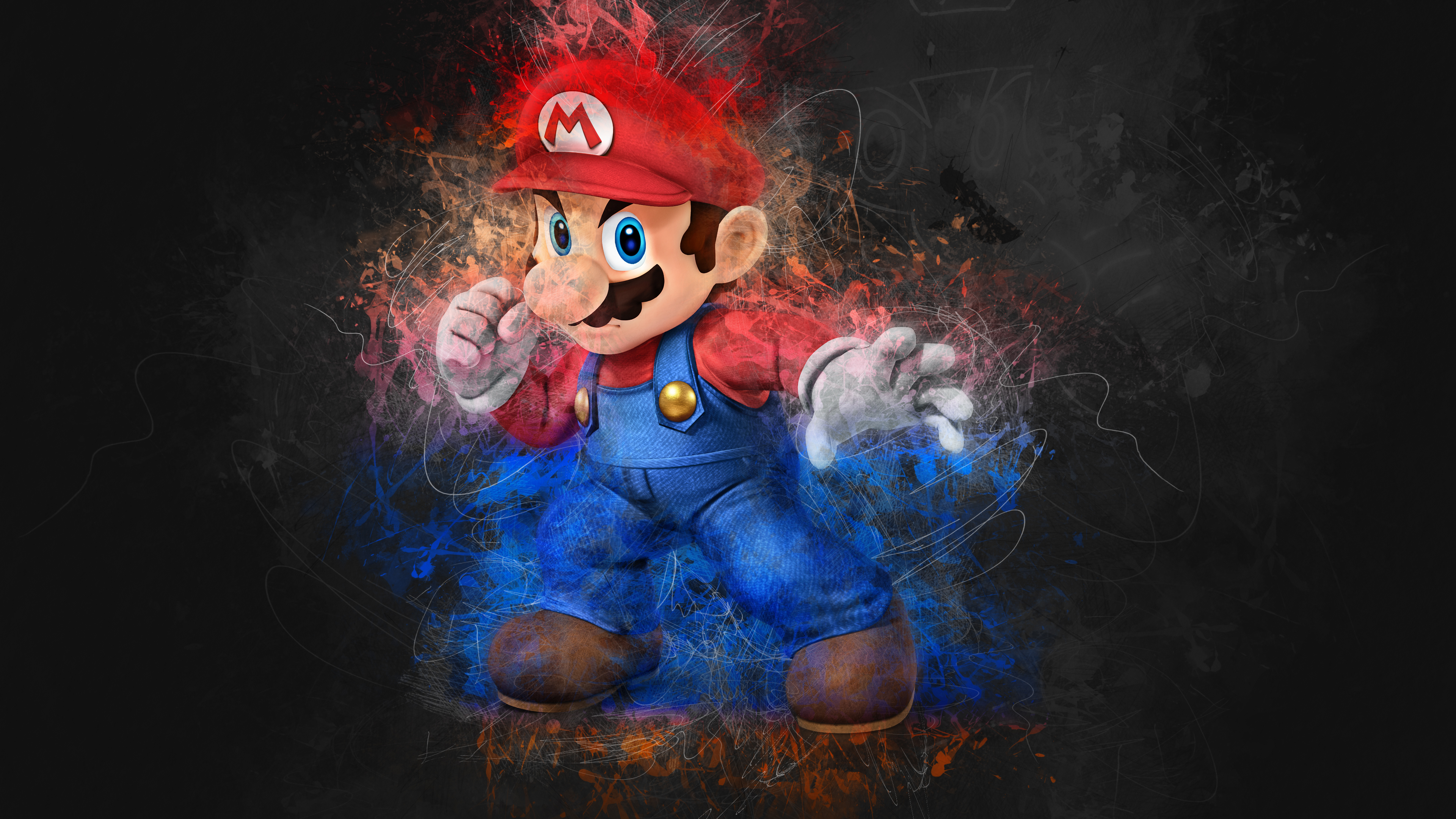 Wallpapers mario artwork digital art on the desktop