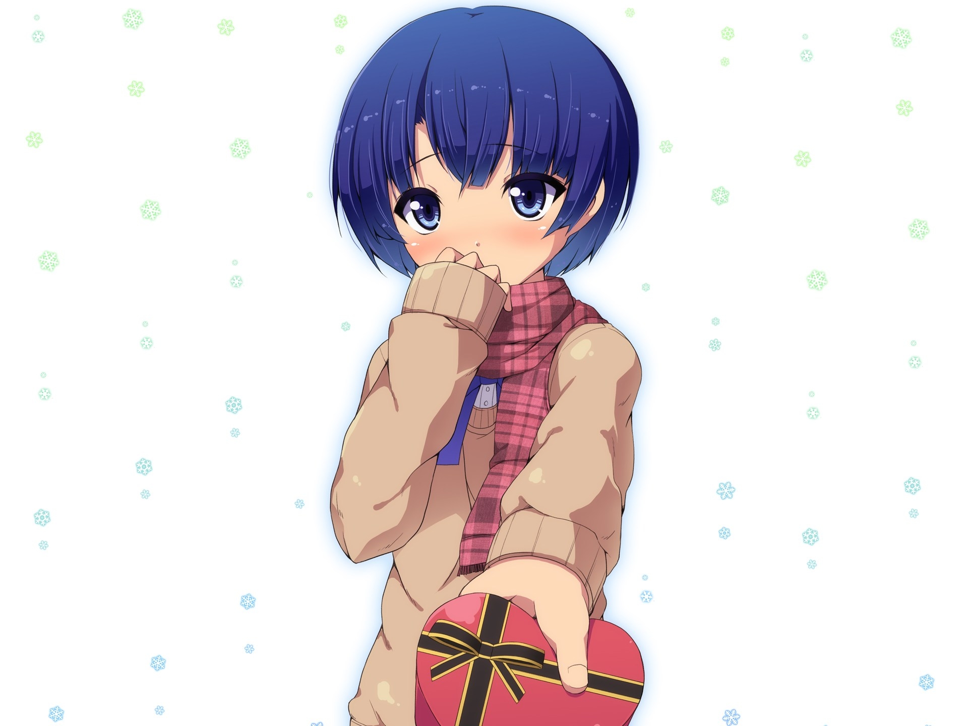 Wallpapers an anime girl hair on the desktop