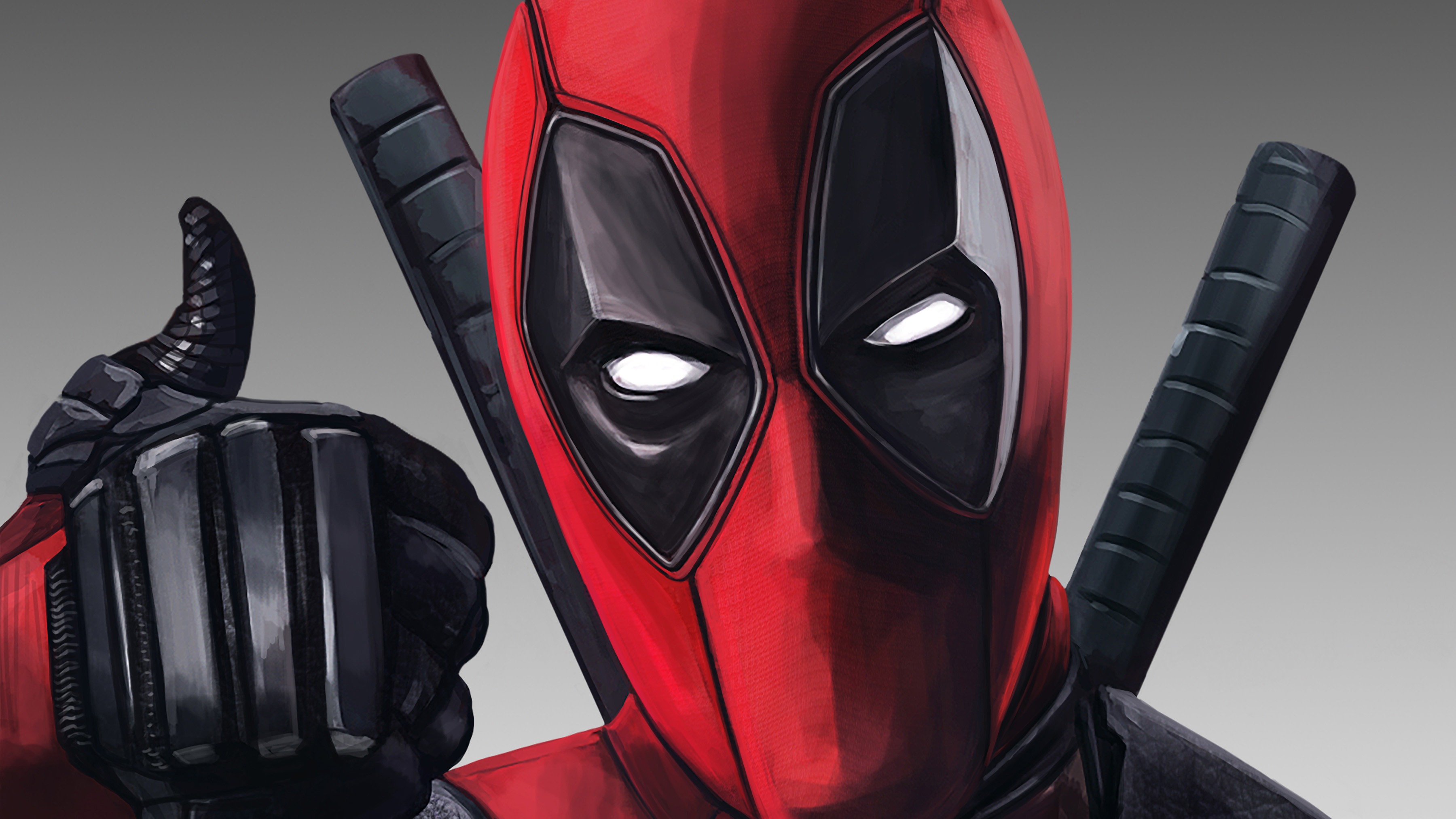 Wallpapers deviant art Deadpool artwork on the desktop