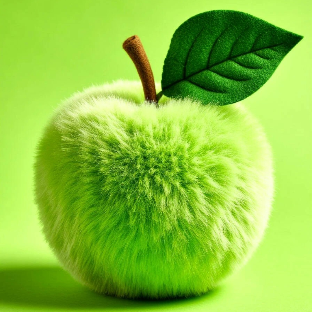 蓬松的苹果