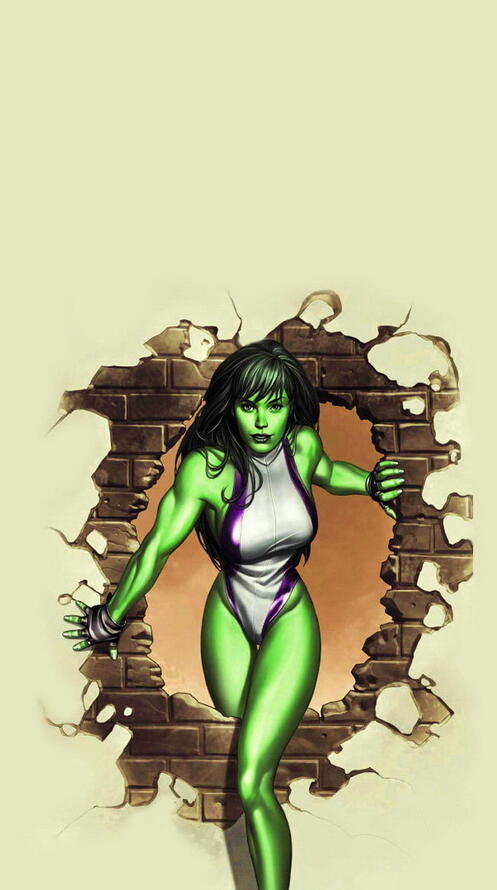 Бесплатное фото Рисунок стена и женщина