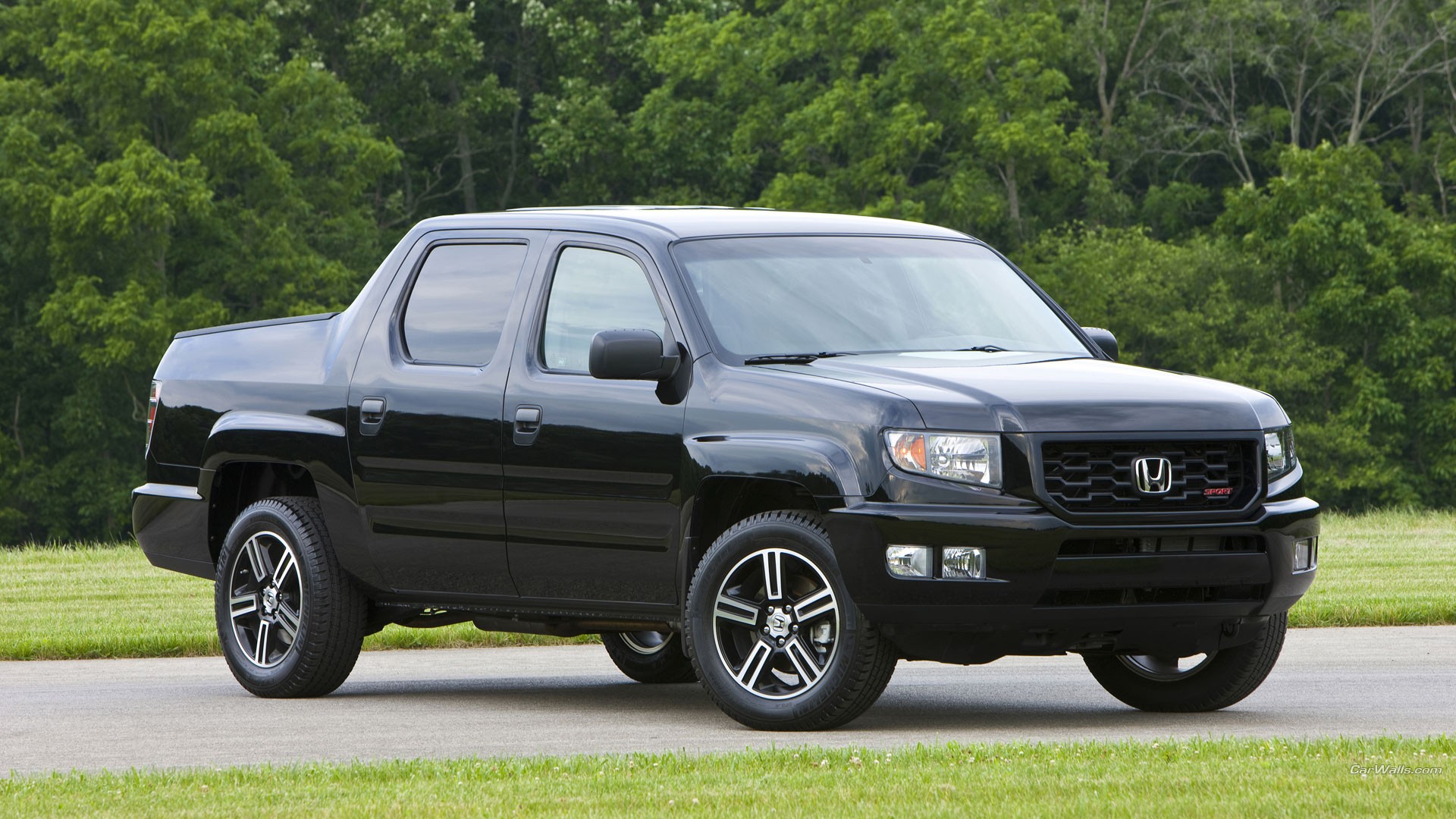 Wallpapers bumper honda ridgeline black cars on the desktop