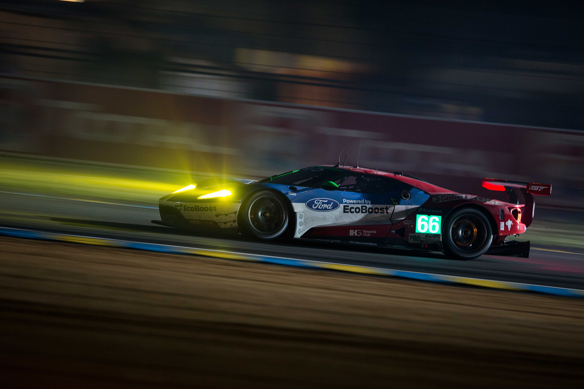 Wallpapers Ford GT dark night on the desktop