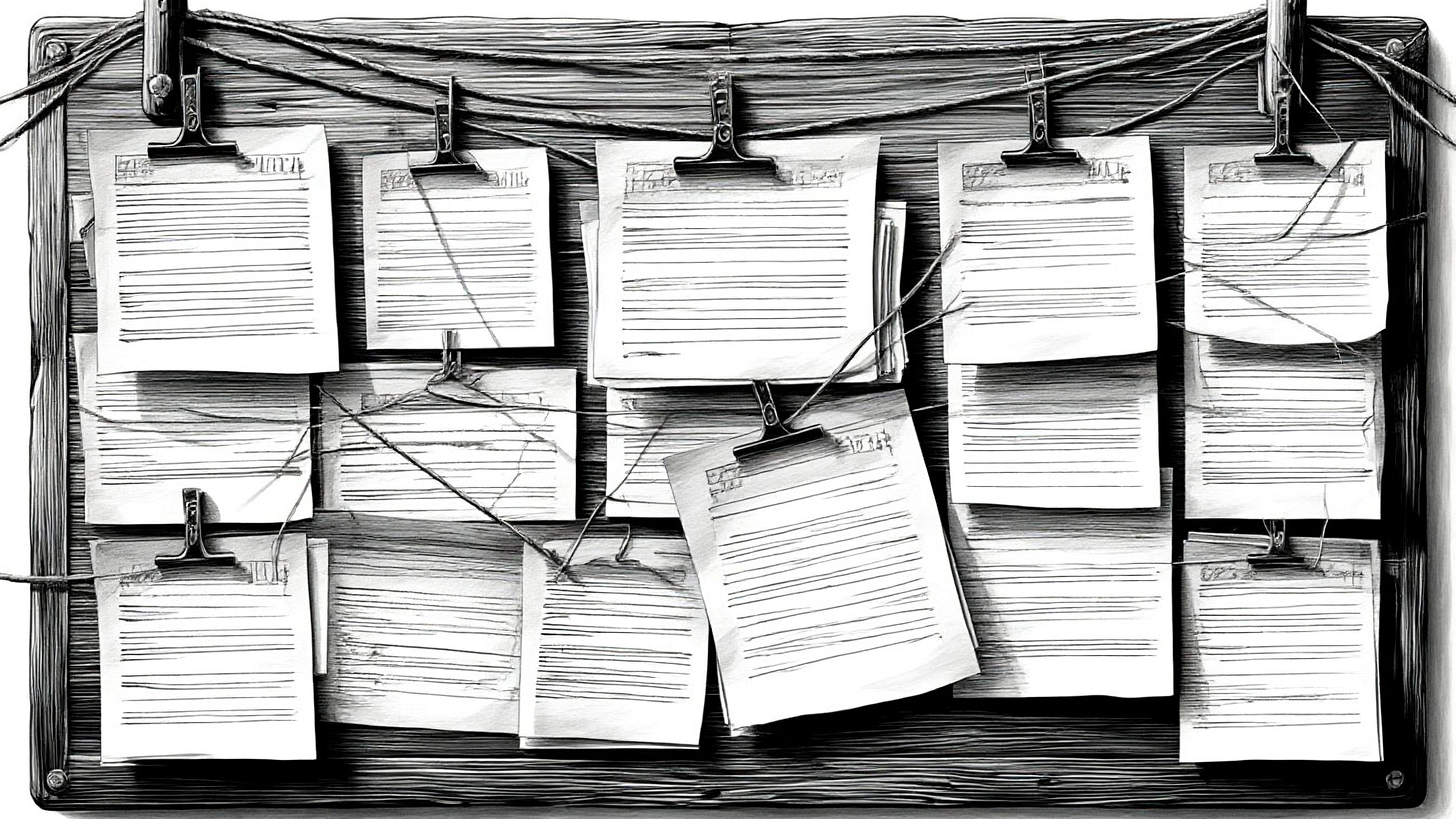 Бумага на доске