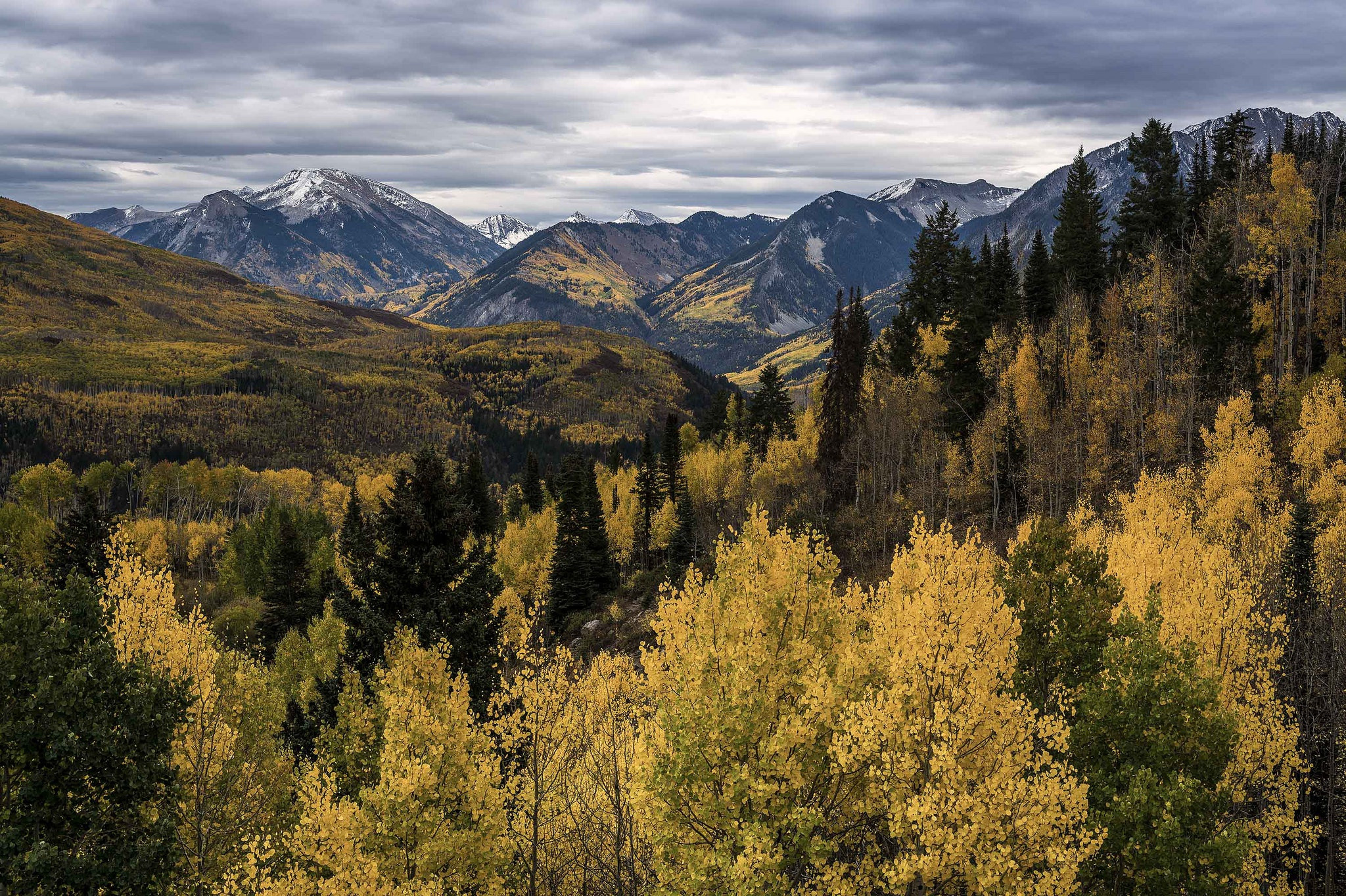 Wallpapers wallpaper aerial view autumn mountains on the desktop