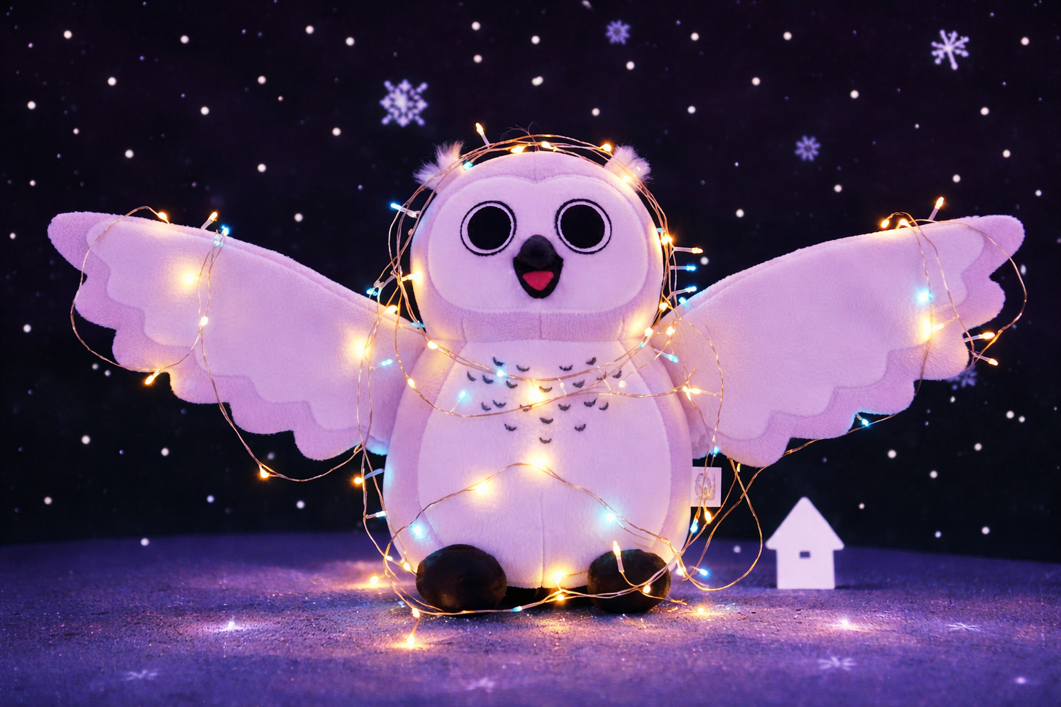 Бесплатная открытка Праздничная Сова