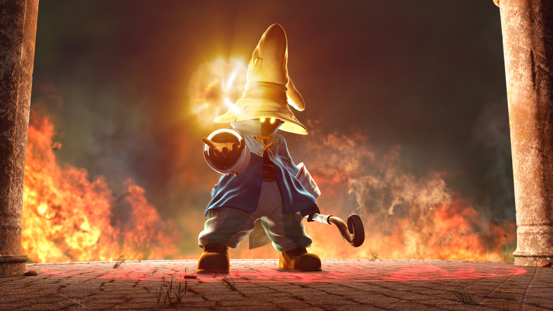 Обои Final Fantasy vivi final fantasy ix на рабочий стол