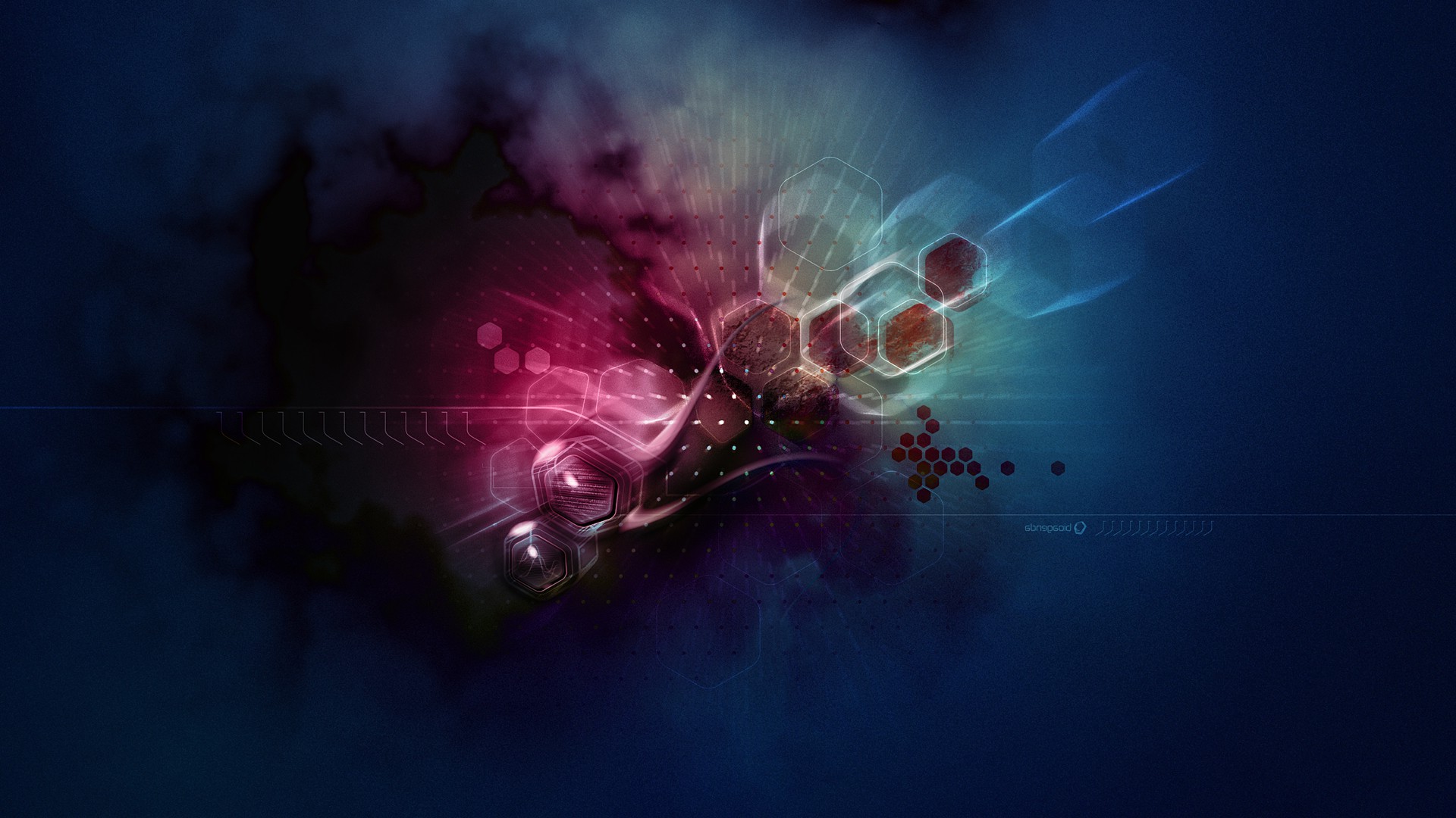 桌面上的壁纸抽象的 空间 天空