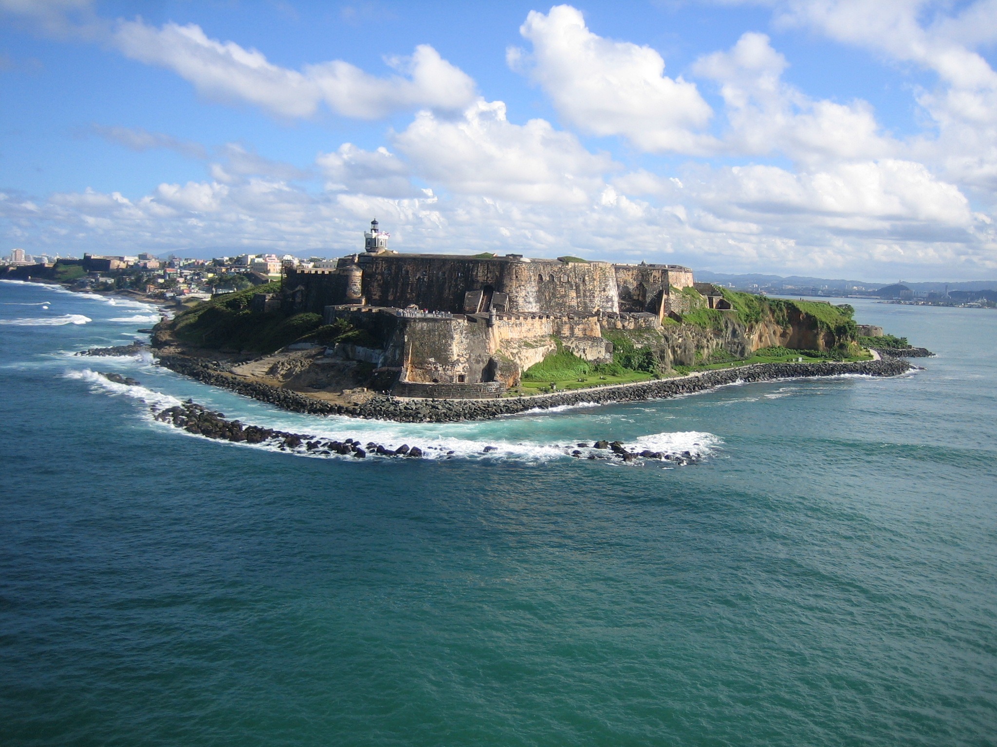 Free photo Fortress on the Sea