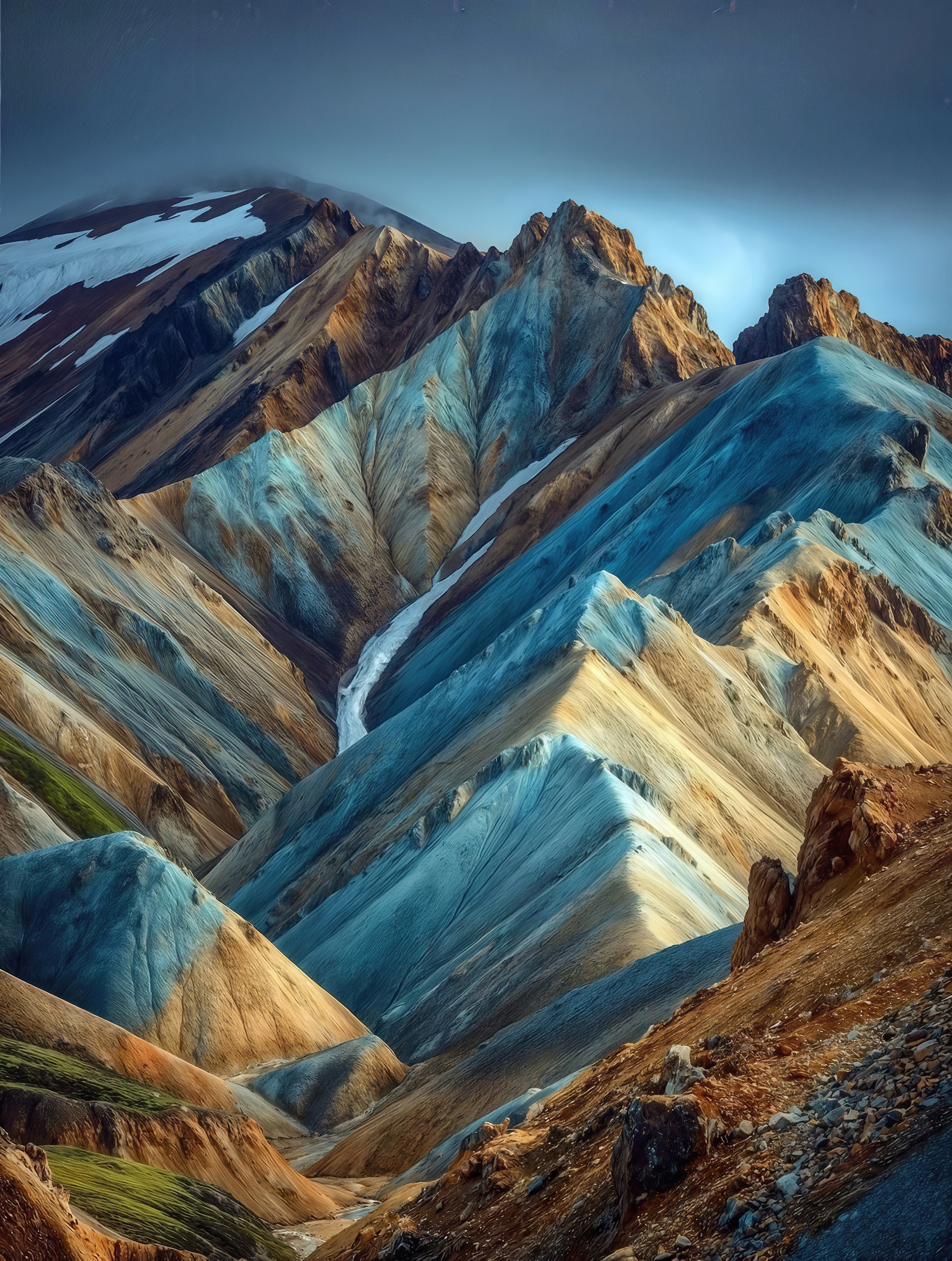 桌面上的壁纸冰岛 山区 景观