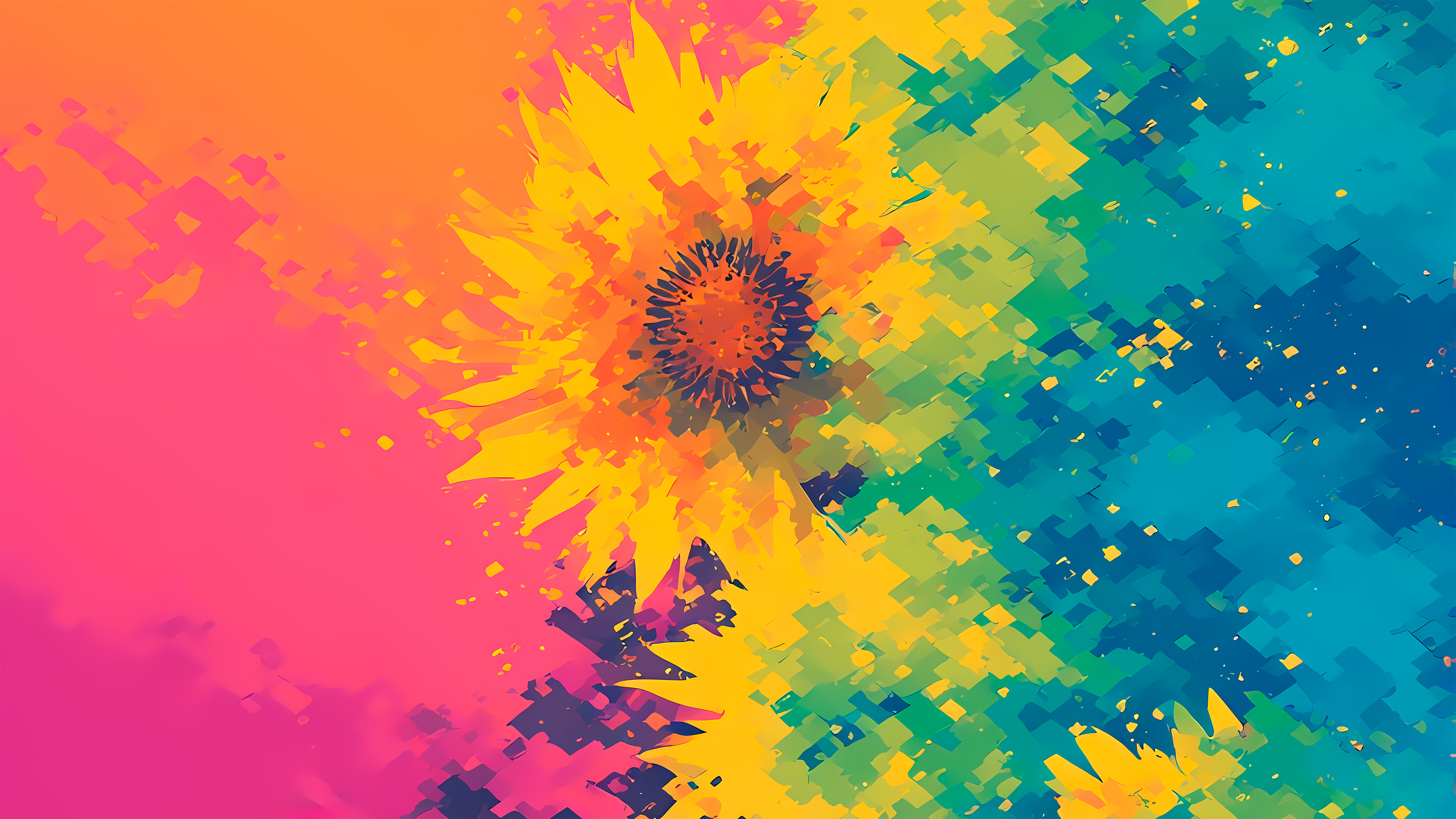 Бесплатное фото Красочное изображение Цветок