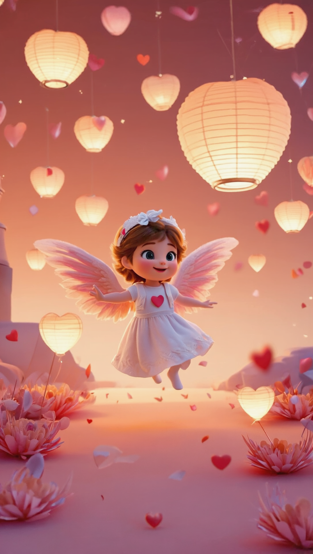 Free photo Wallpaper on your phone, happy valentine`s day congratulations........