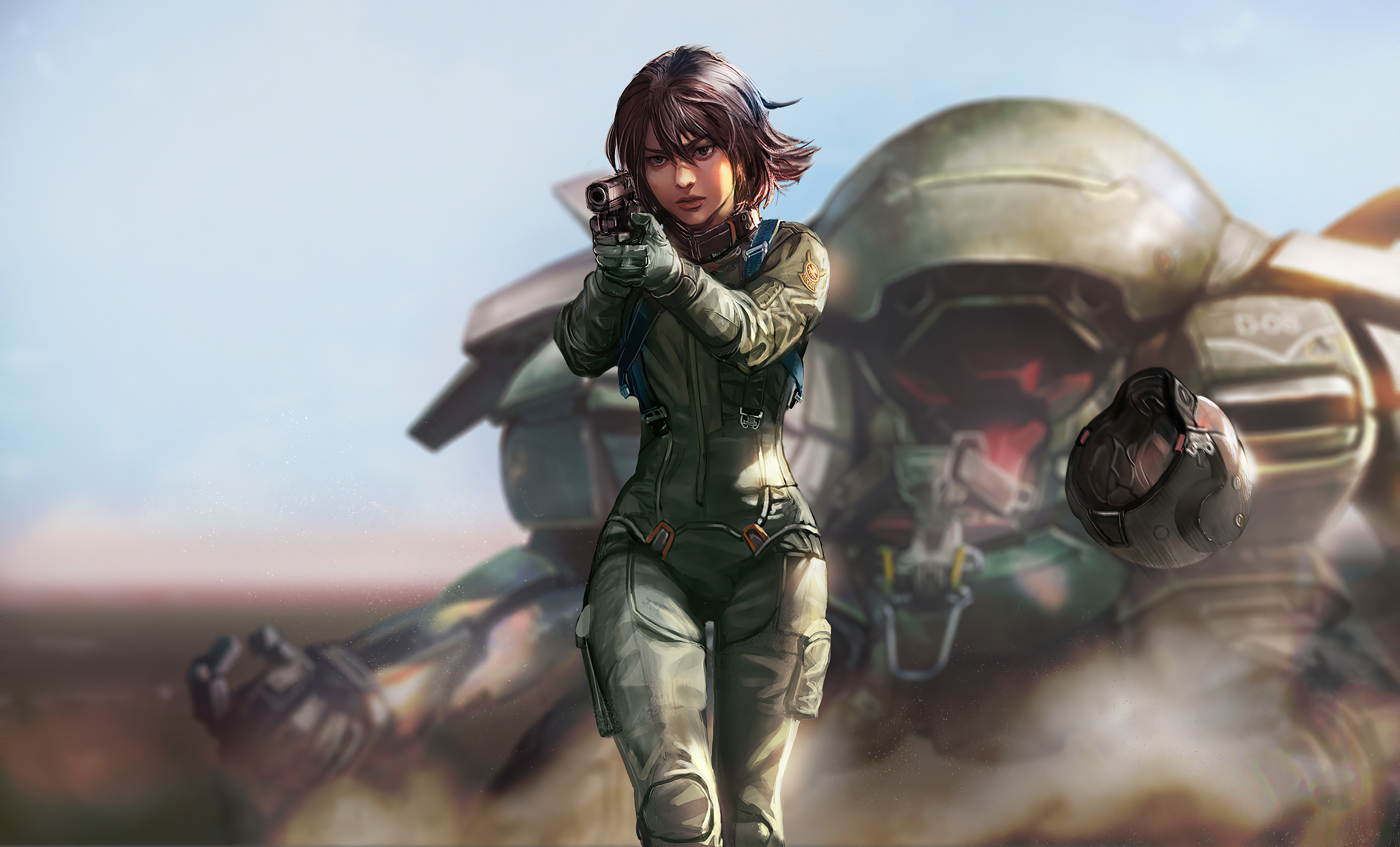 Wallpapers b girl a work of art Artist on the desktop