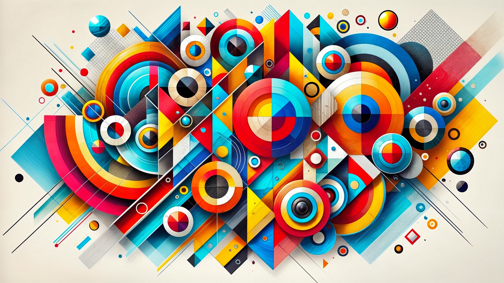 Бесплатное фото Цветной узор на светлом фоне