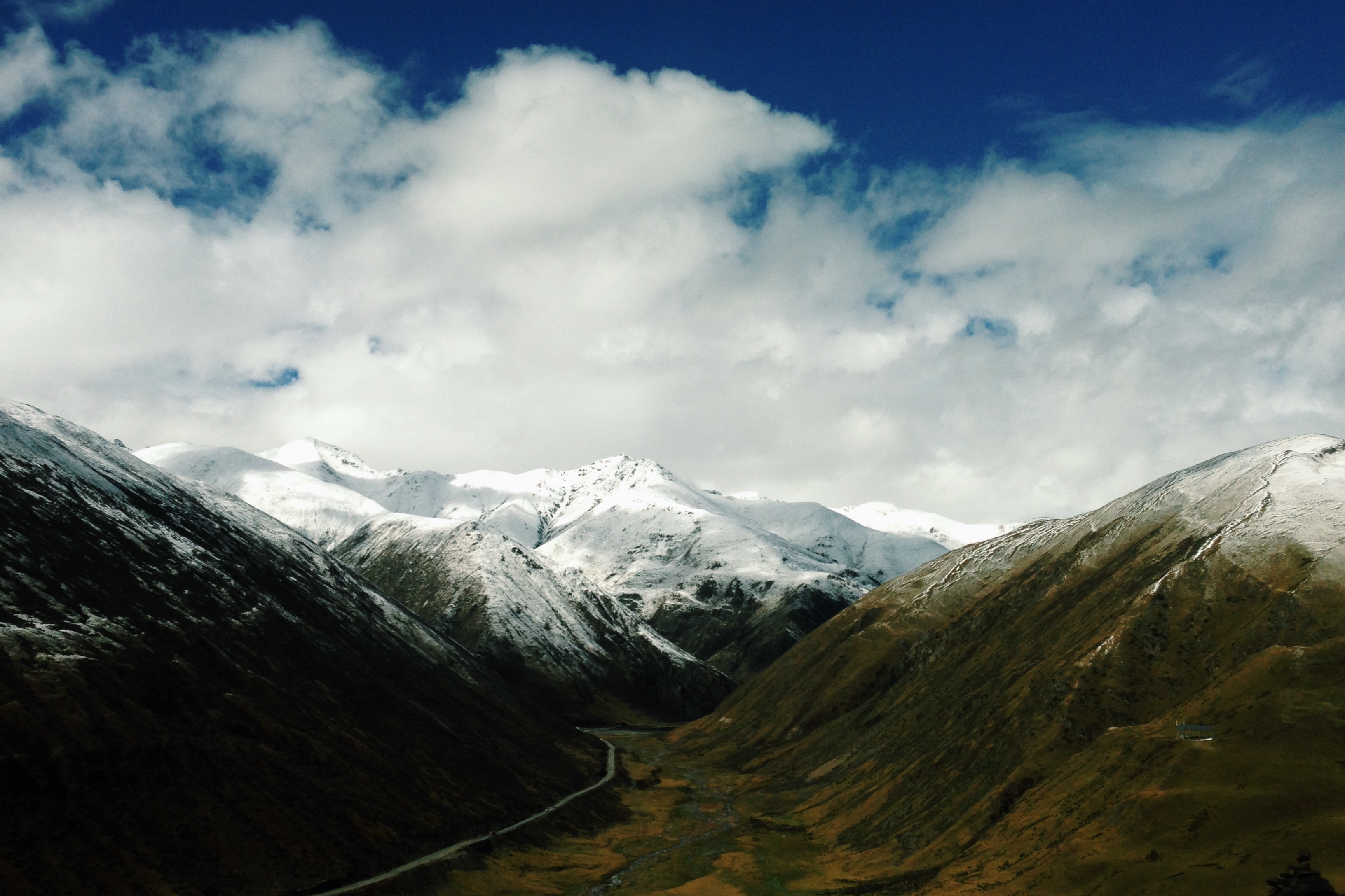 免费照片青山雪峰