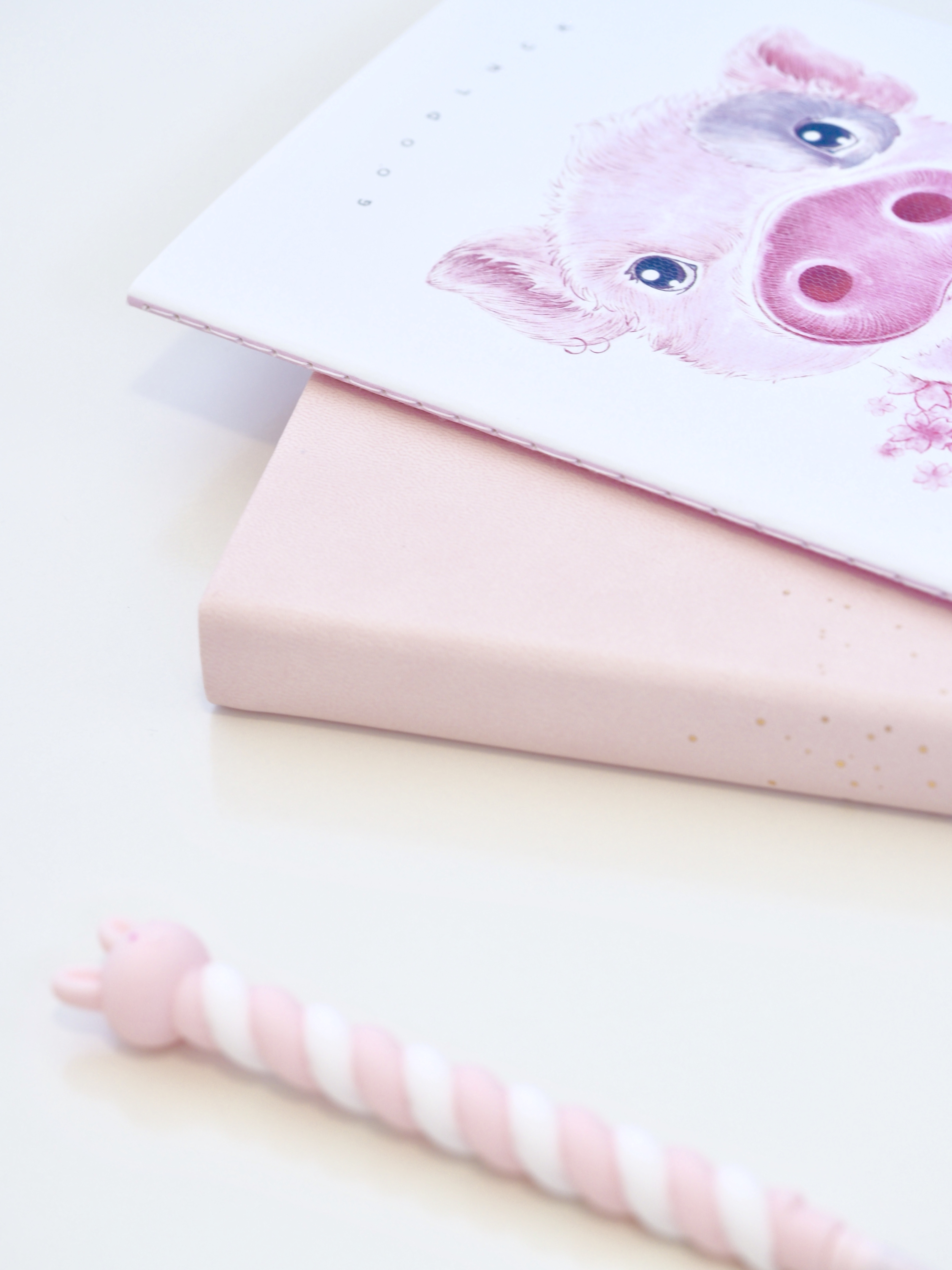 桌面上的壁纸画笔 pink notebook 不同的