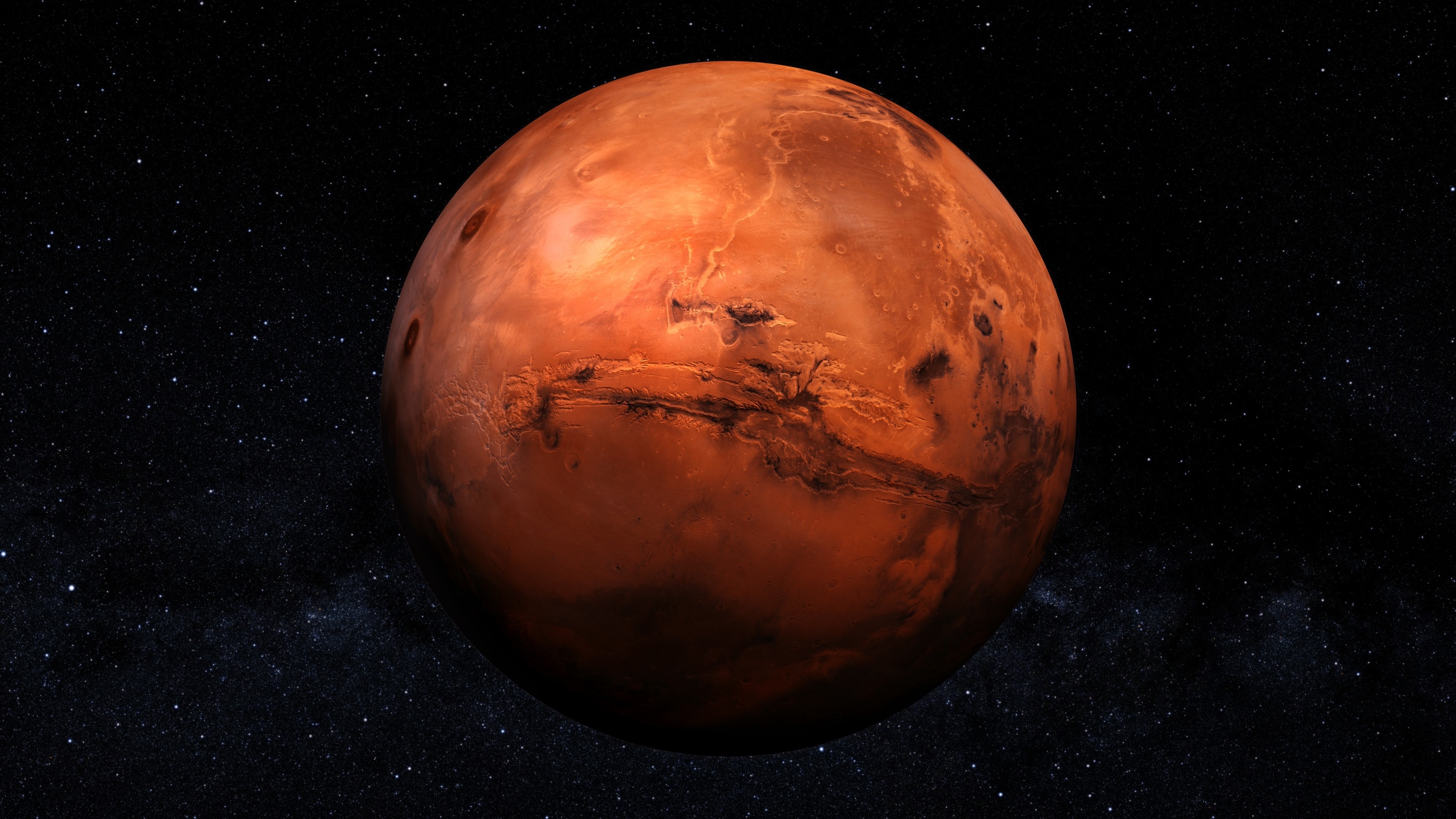 Wallpapers Mars the planet the stars on the desktop