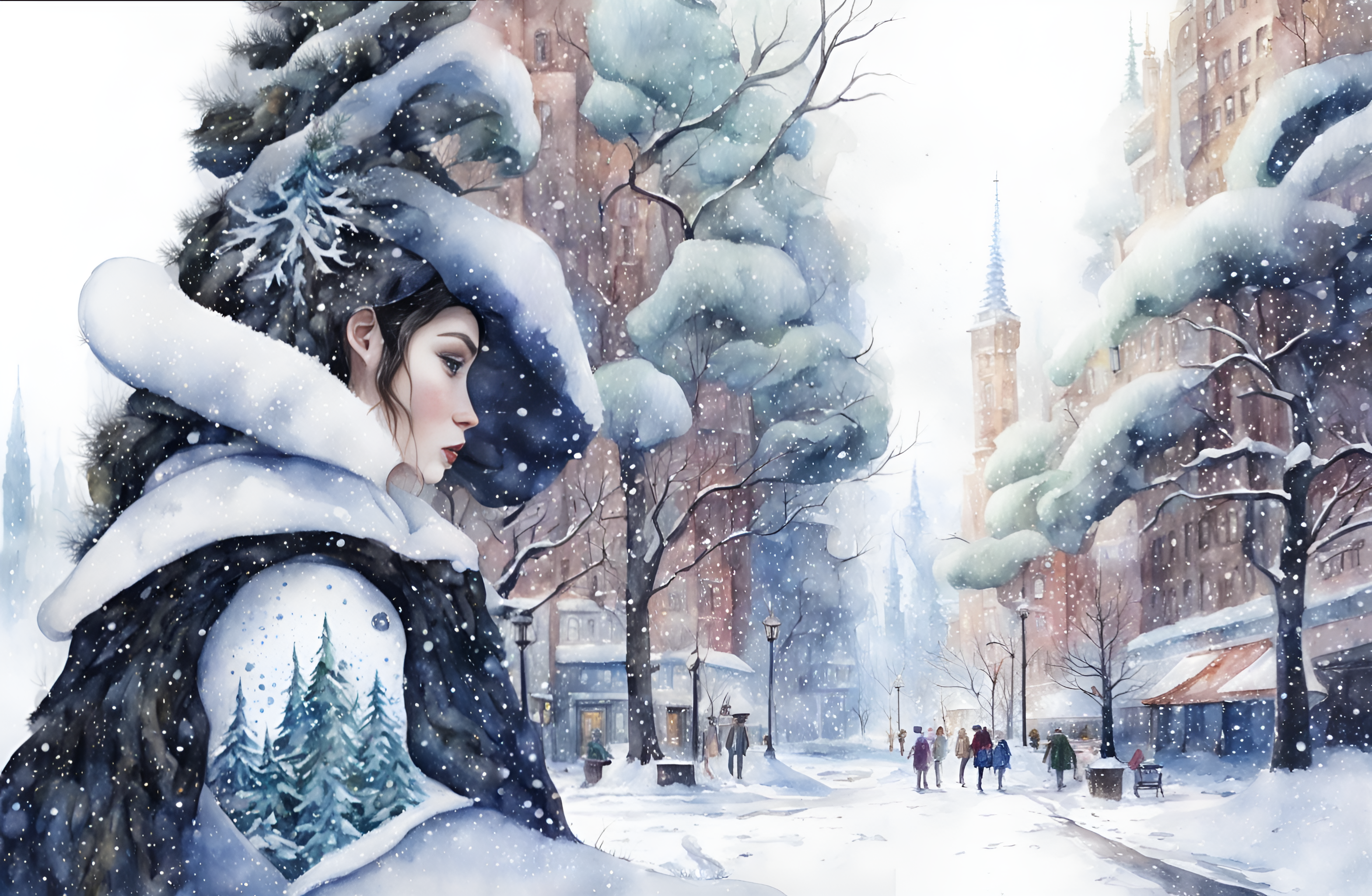 Бесплатное фото Зимнее настроение