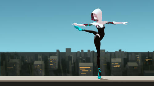 Обои Gwen Stacy работа искусство на рабочий стол