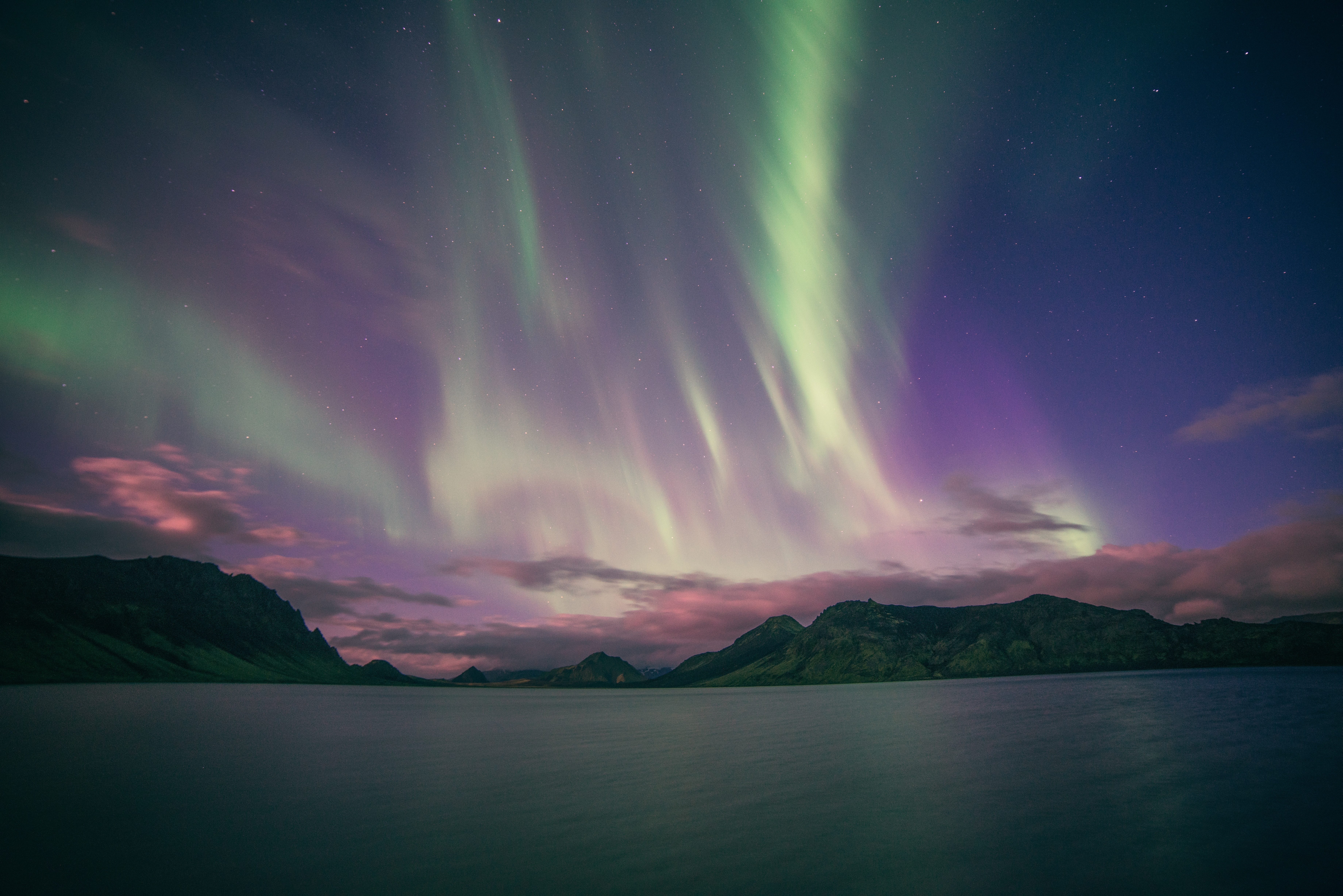 Wallpapers Northern lights Aurora Borealis stars on the desktop