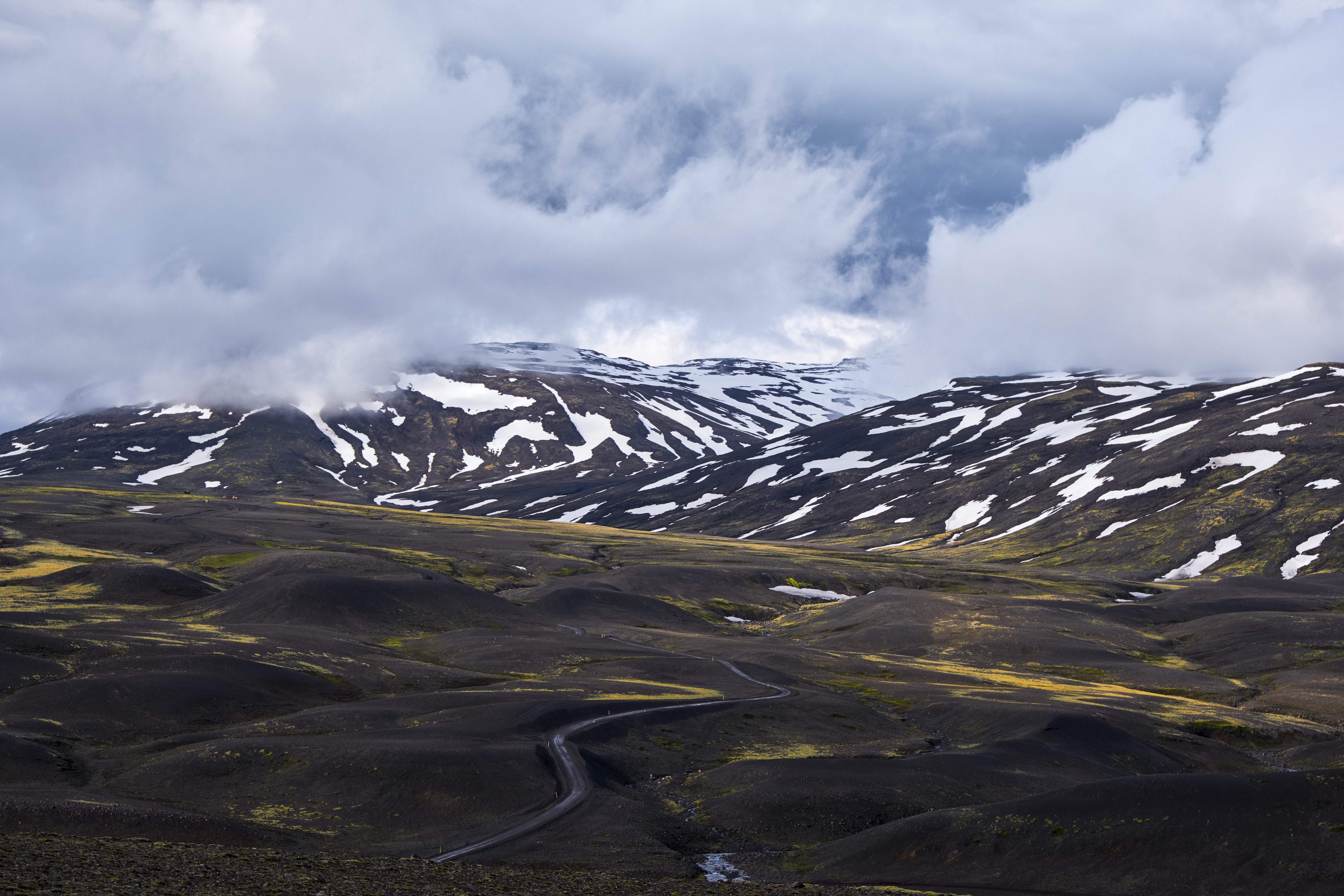 Wallpapers mountain terrain mountains clouds on the desktop