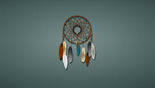 Бесплатное фото Рисунок ловец снов