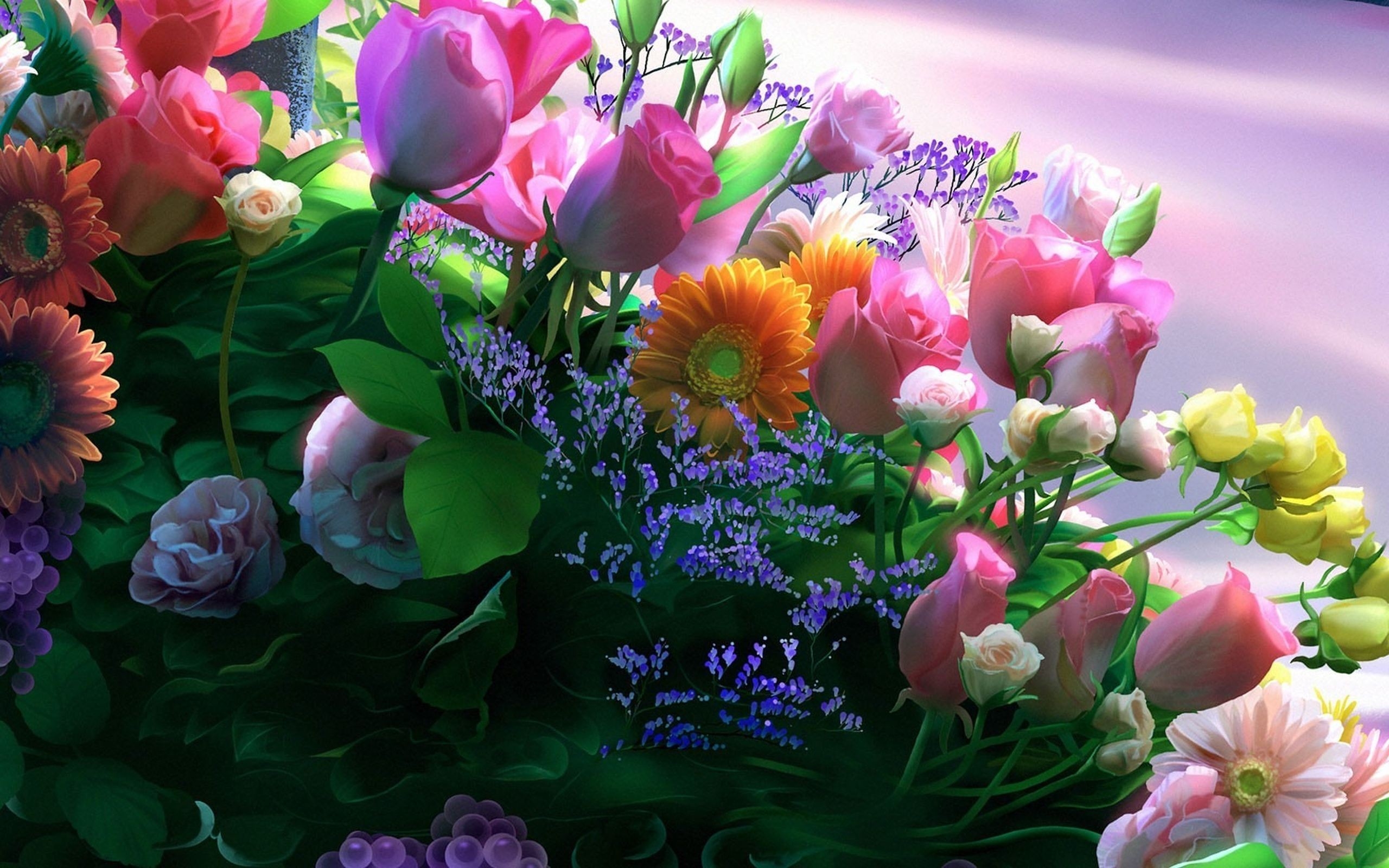 Wallpapers flowers bouquet design on the desktop