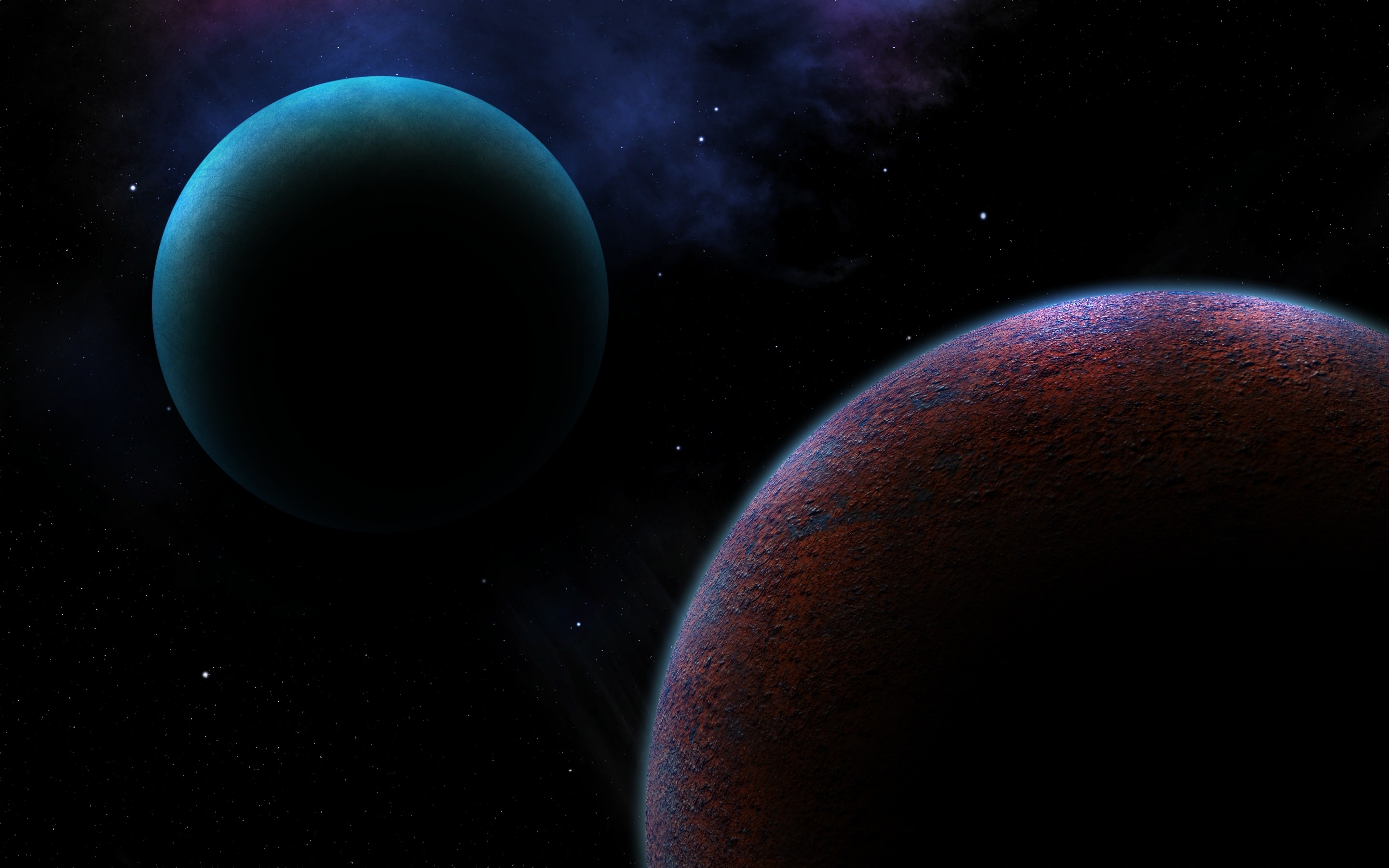 Wallpapers sci nebula planets on the desktop