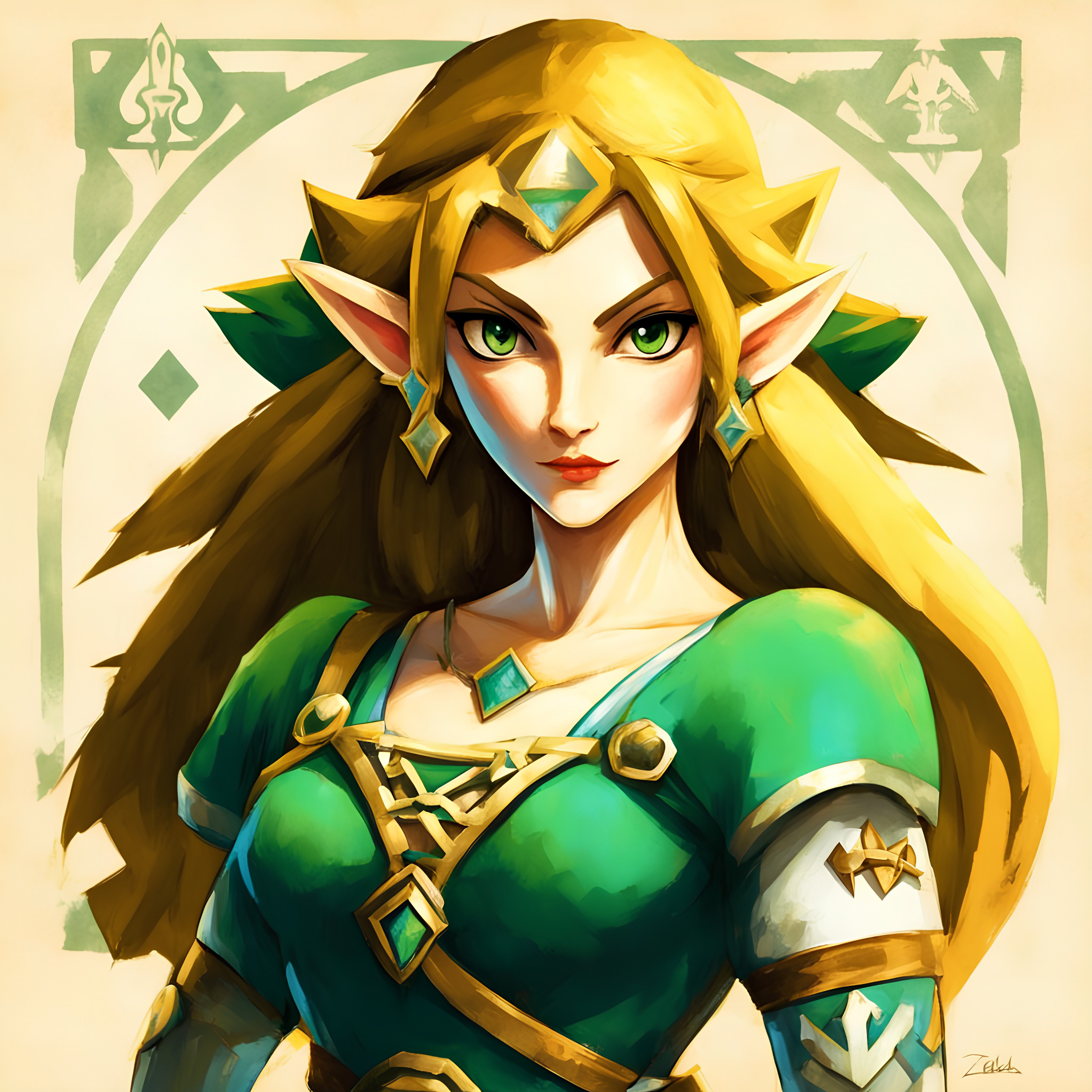 Бесплатное фото Princess Zelda