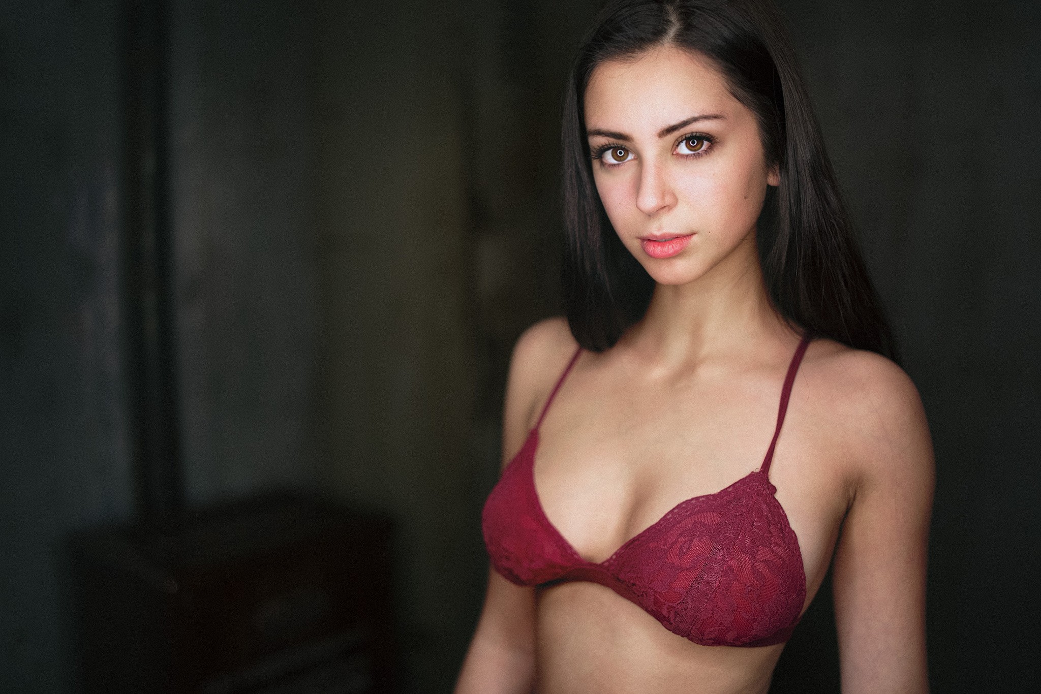 Wallpapers bra Man girls on the desktop