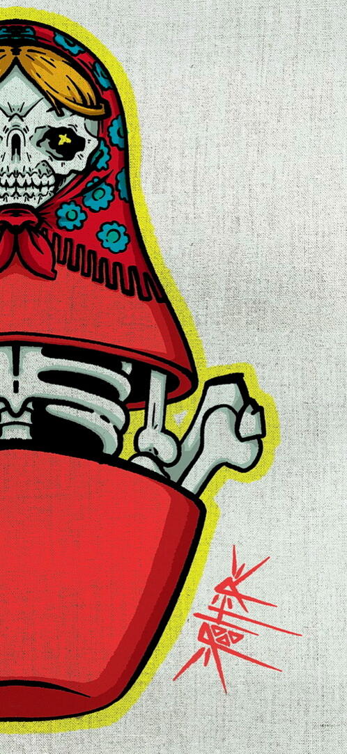 Бесплатное фото Рисунок матрешка