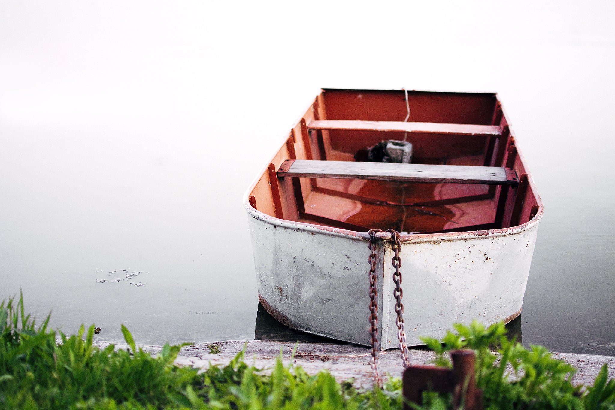 Wallpapers boat minimalism car on the desktop