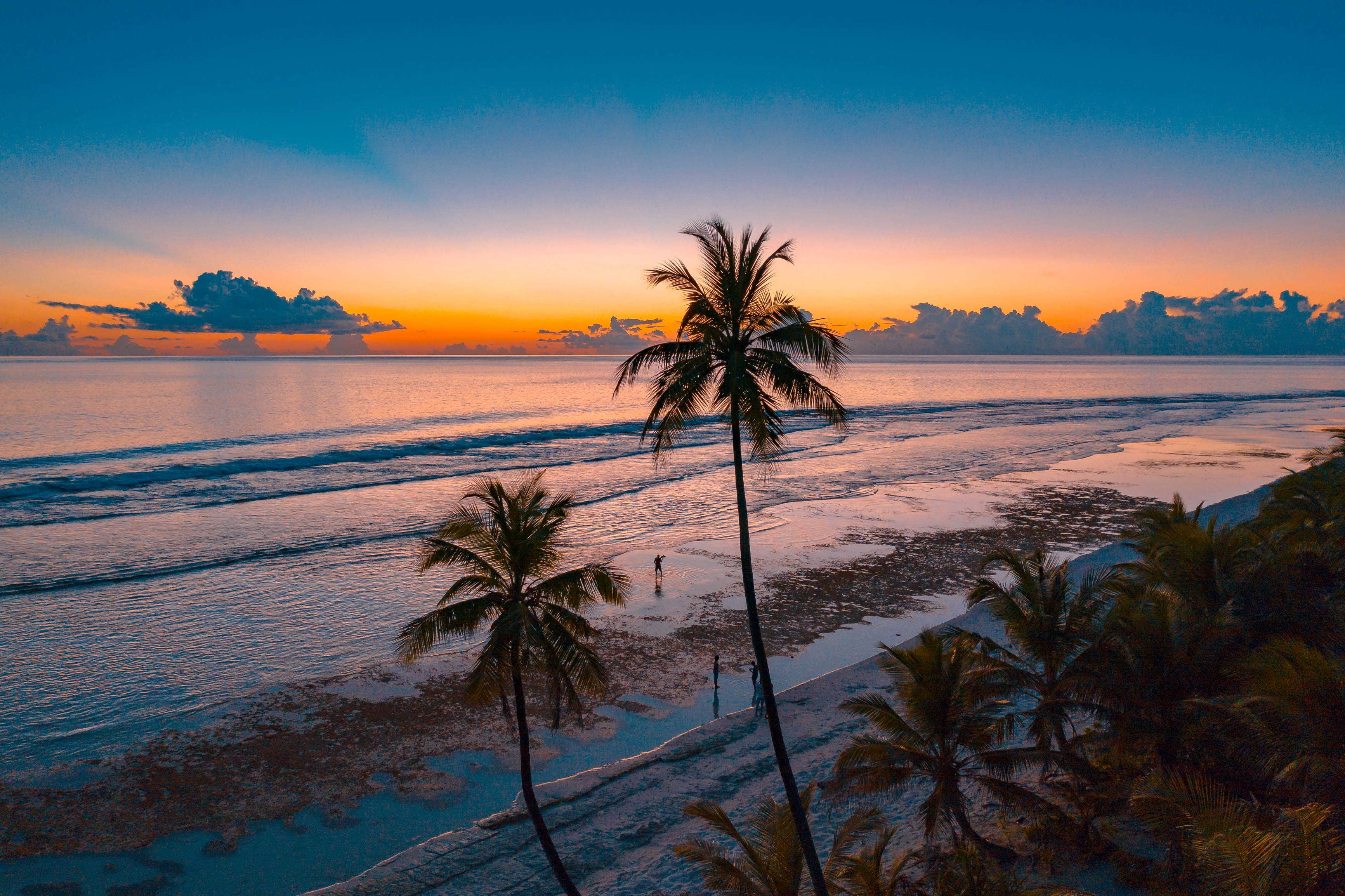 Wallpapers The Maldives sunrise view sunset on the desktop