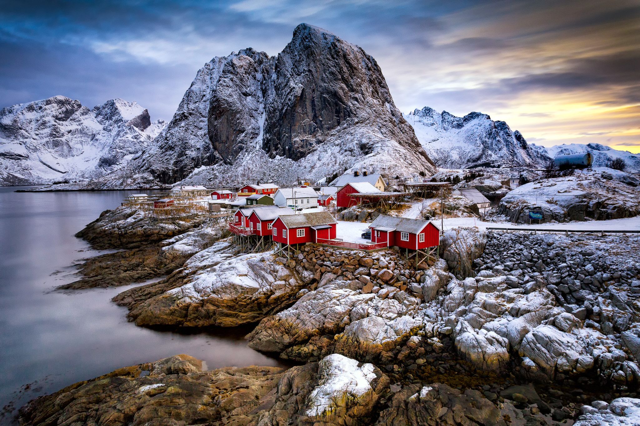 Wallpapers Reine Lofoten fonwall en on the desktop