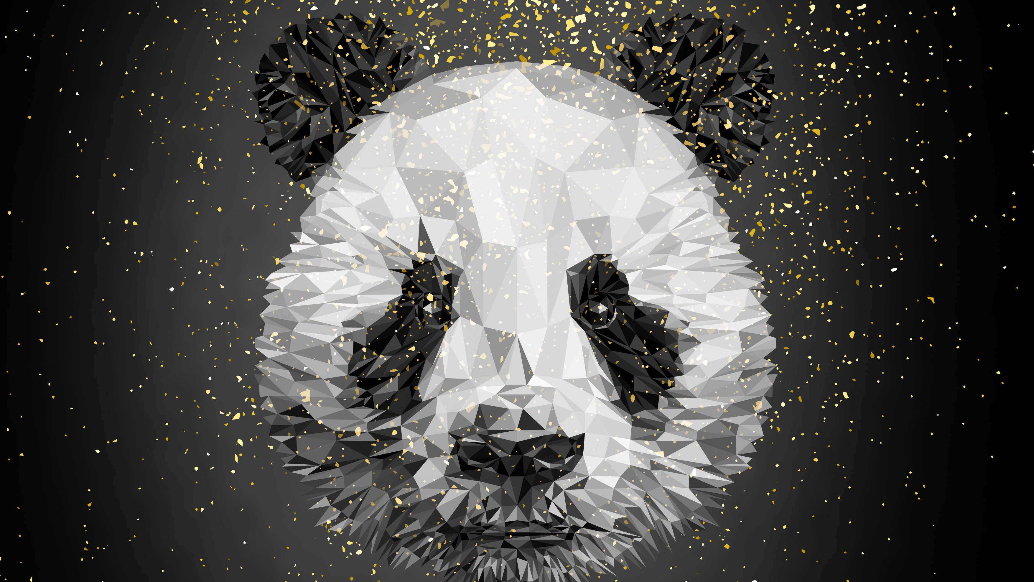 Free photo Rendering a Panda Drawing