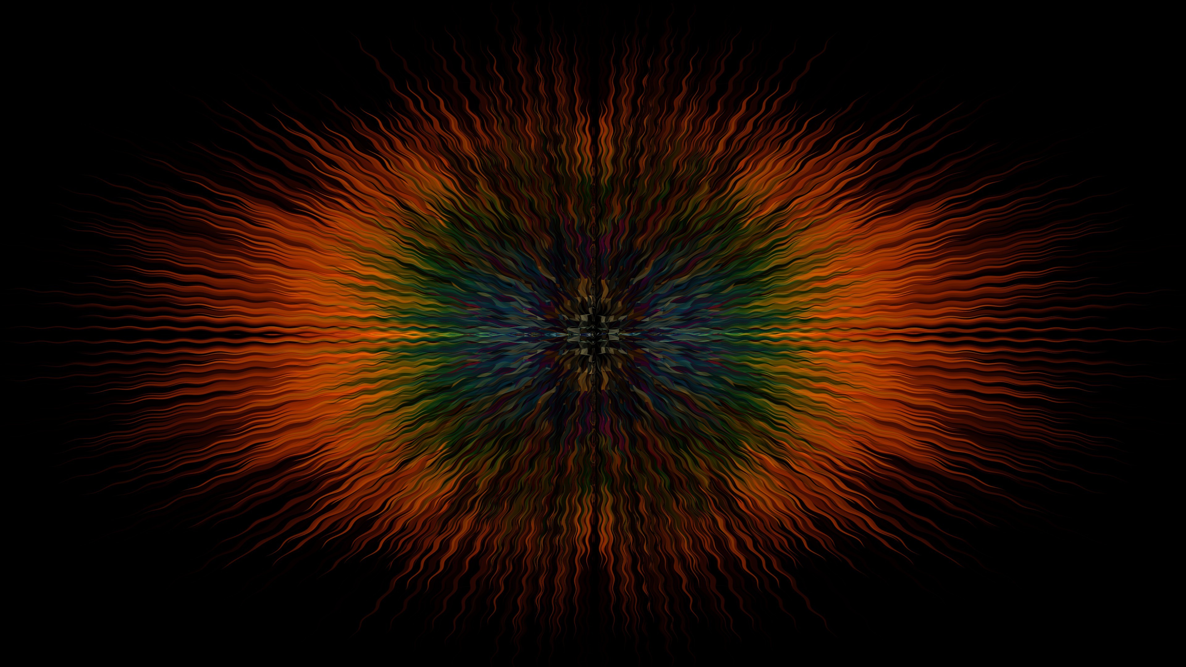 Wallpapers abstract symmetry fireworks on the desktop