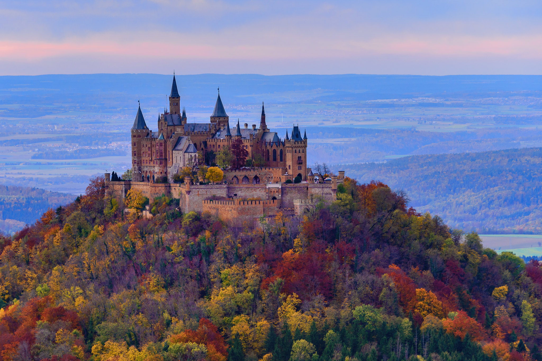 Wallpapers an old castle Germany Baden-wurttemberg on the desktop