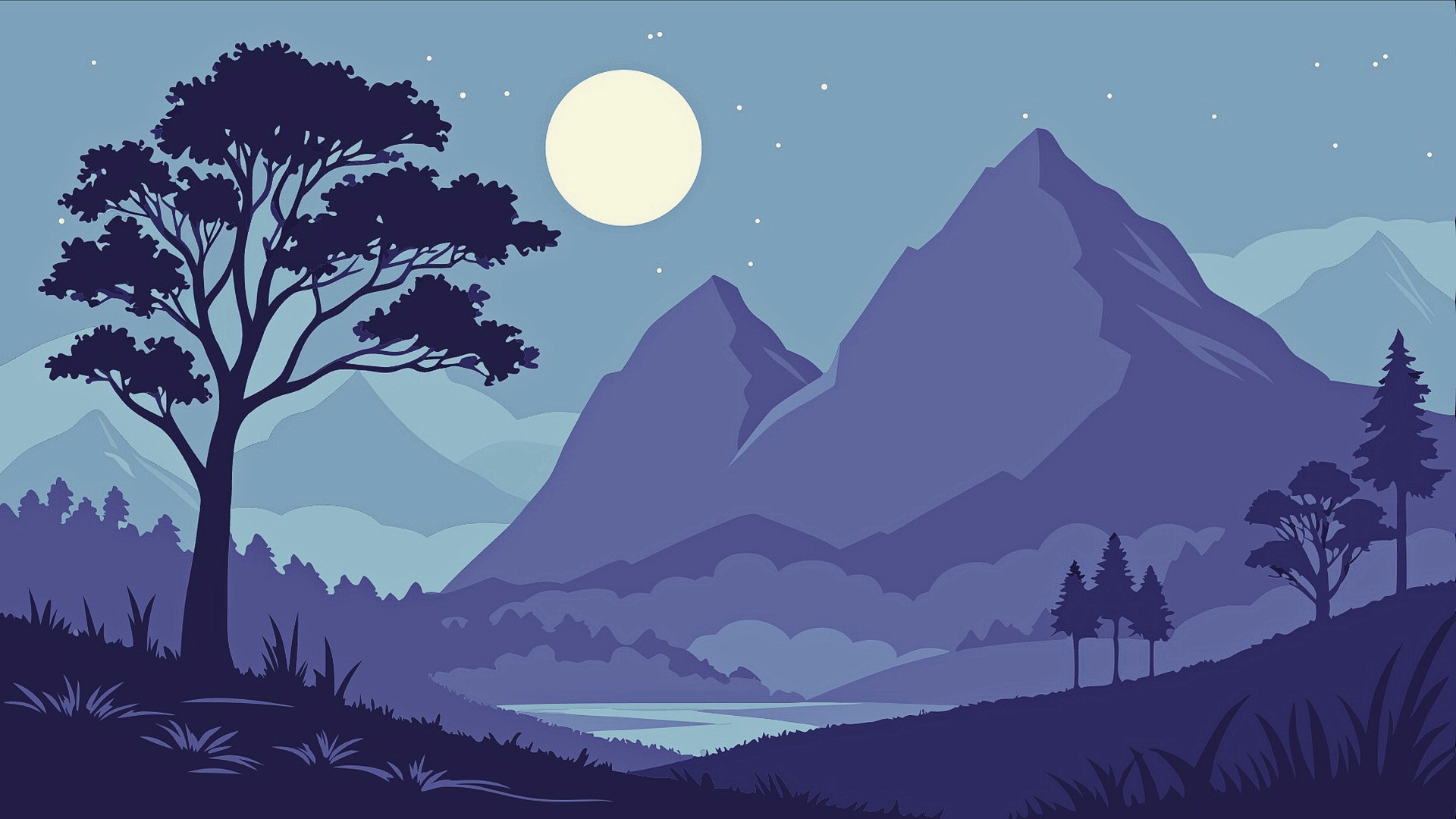 Бесплатное фото Минималистический пейзаж эпизод восемнадцатый