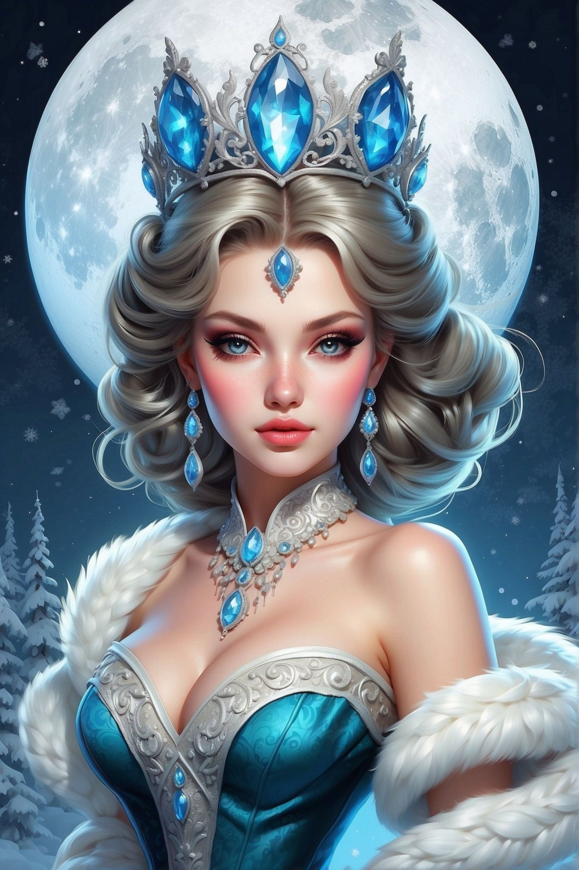 Free photo Snow queen