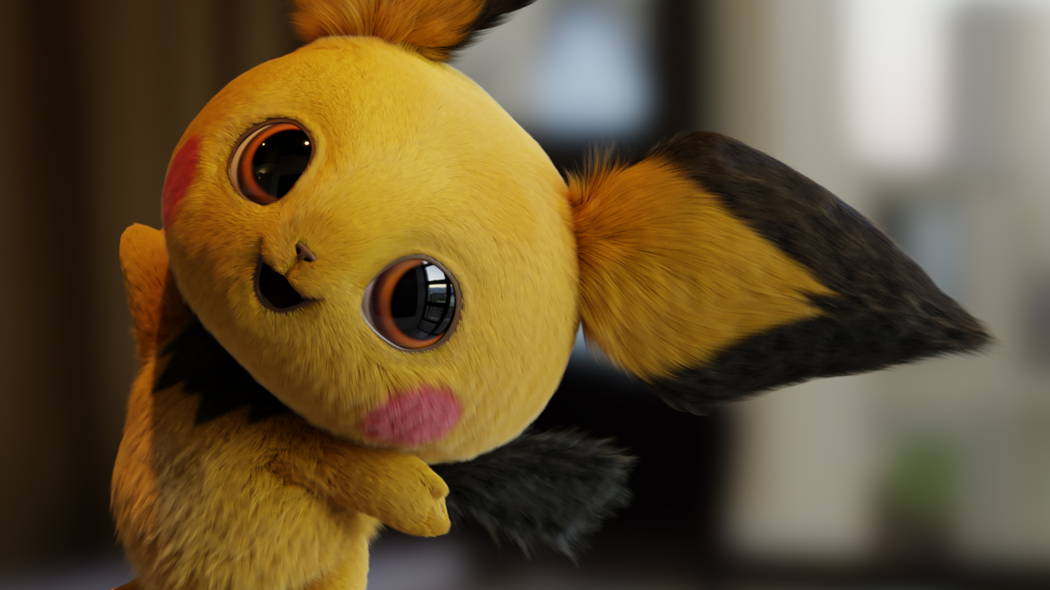 Wallpapers detective pikachu movie pikachu 2019 Movies on the desktop