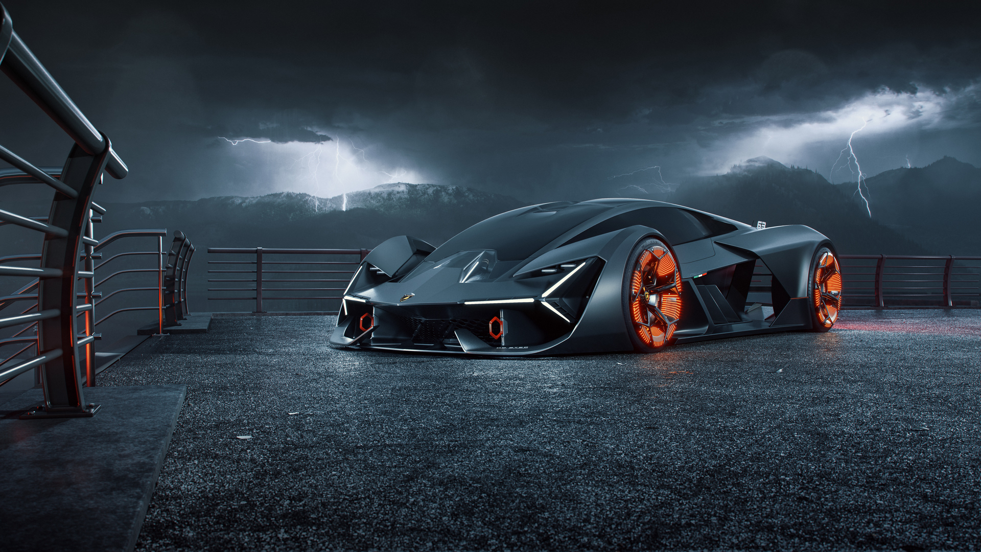 Обои Lamborghini Terzo Millennio Ламборгини автомобили 2019 года на рабочий стол